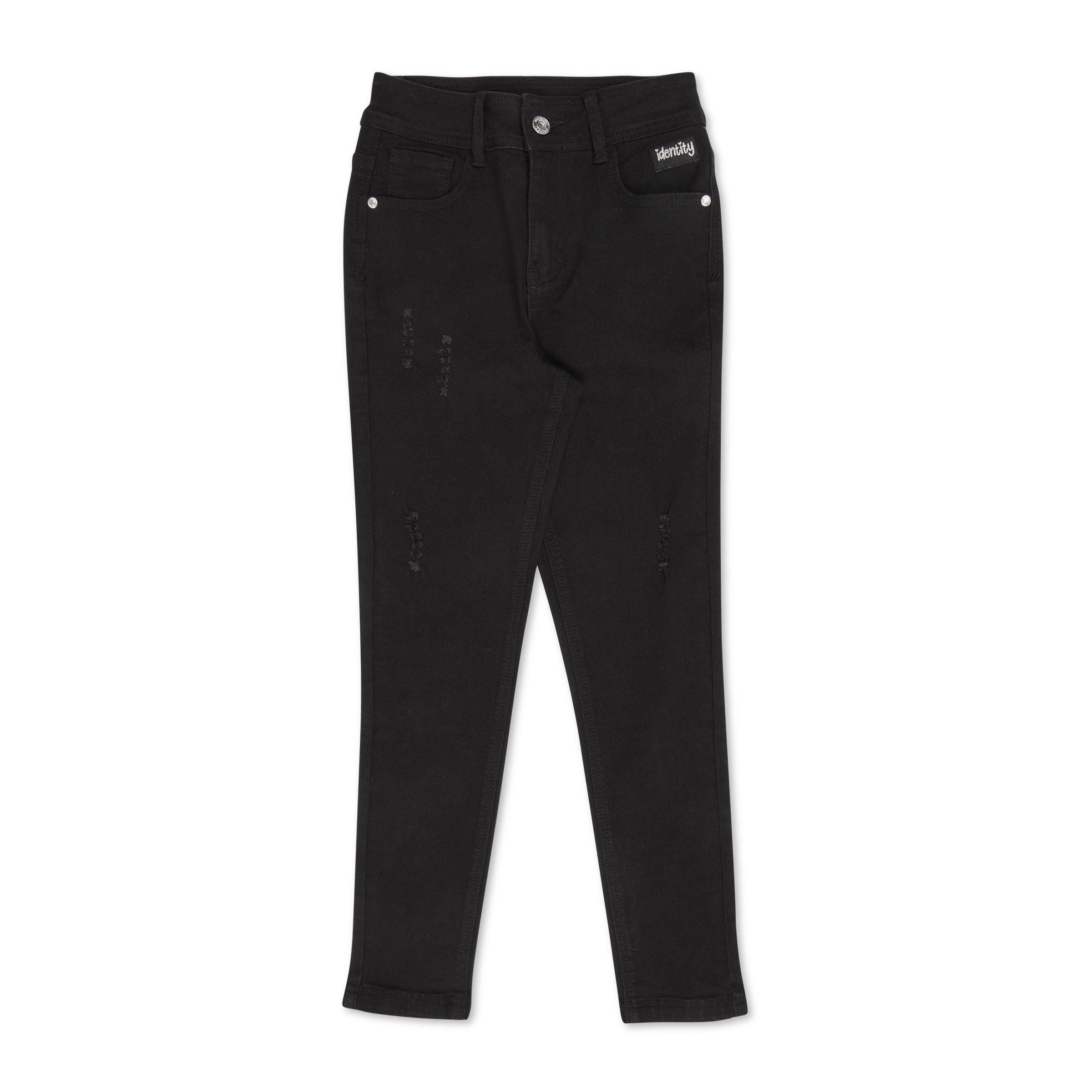 Girls black outlet skinny jeans