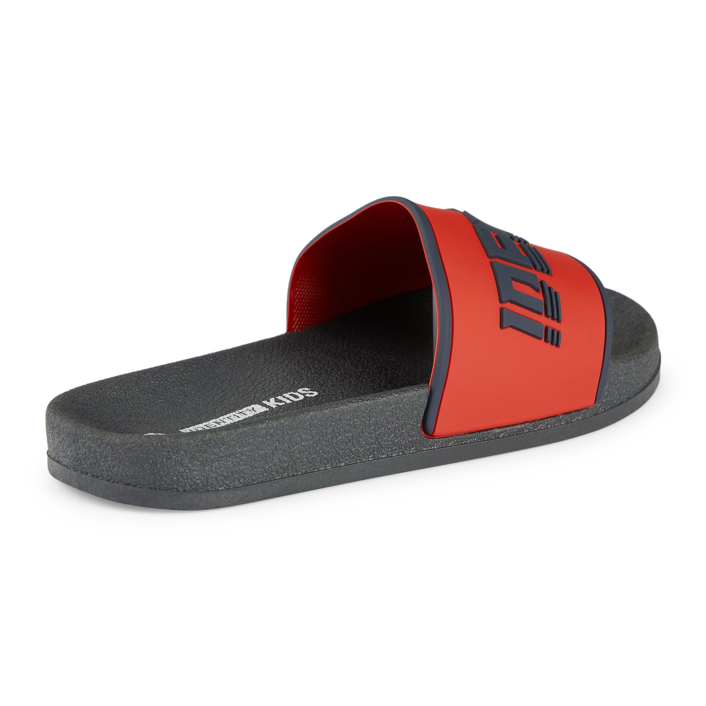 Boys Red Pool Slides 3110580 Identity