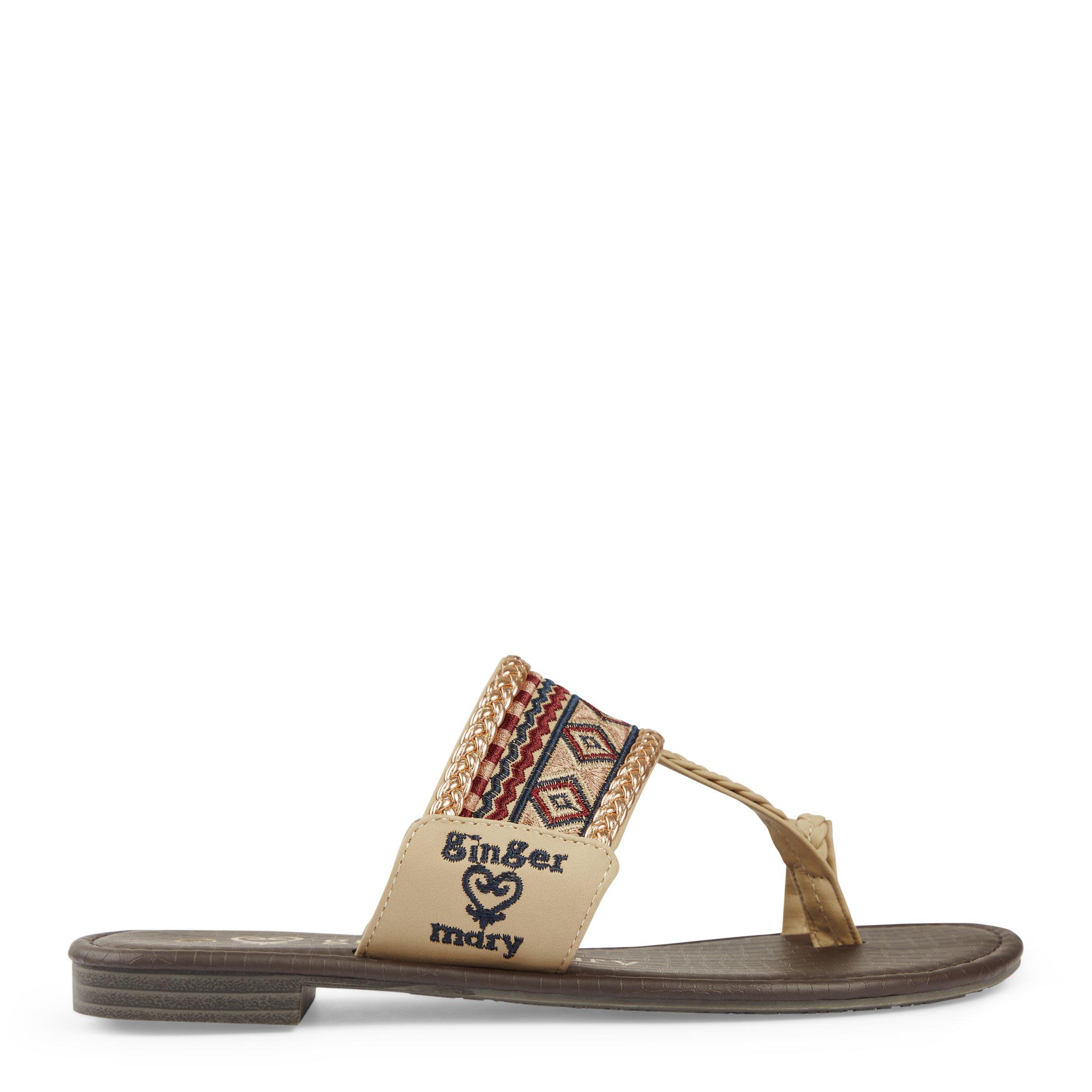 Ecru Toe Post Sandals 3110657 Ginger Mary