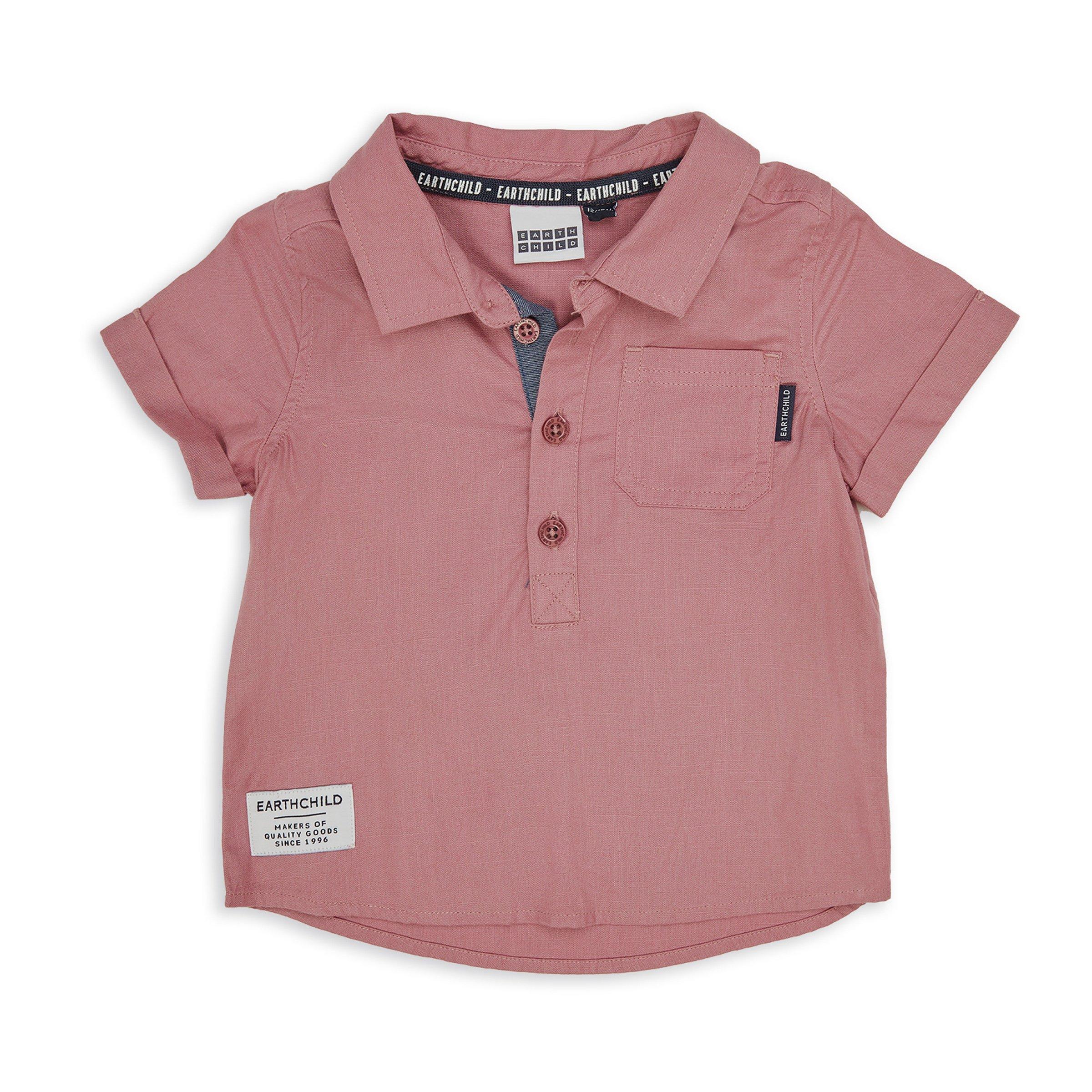 Baby boy pink polo shirt best sale