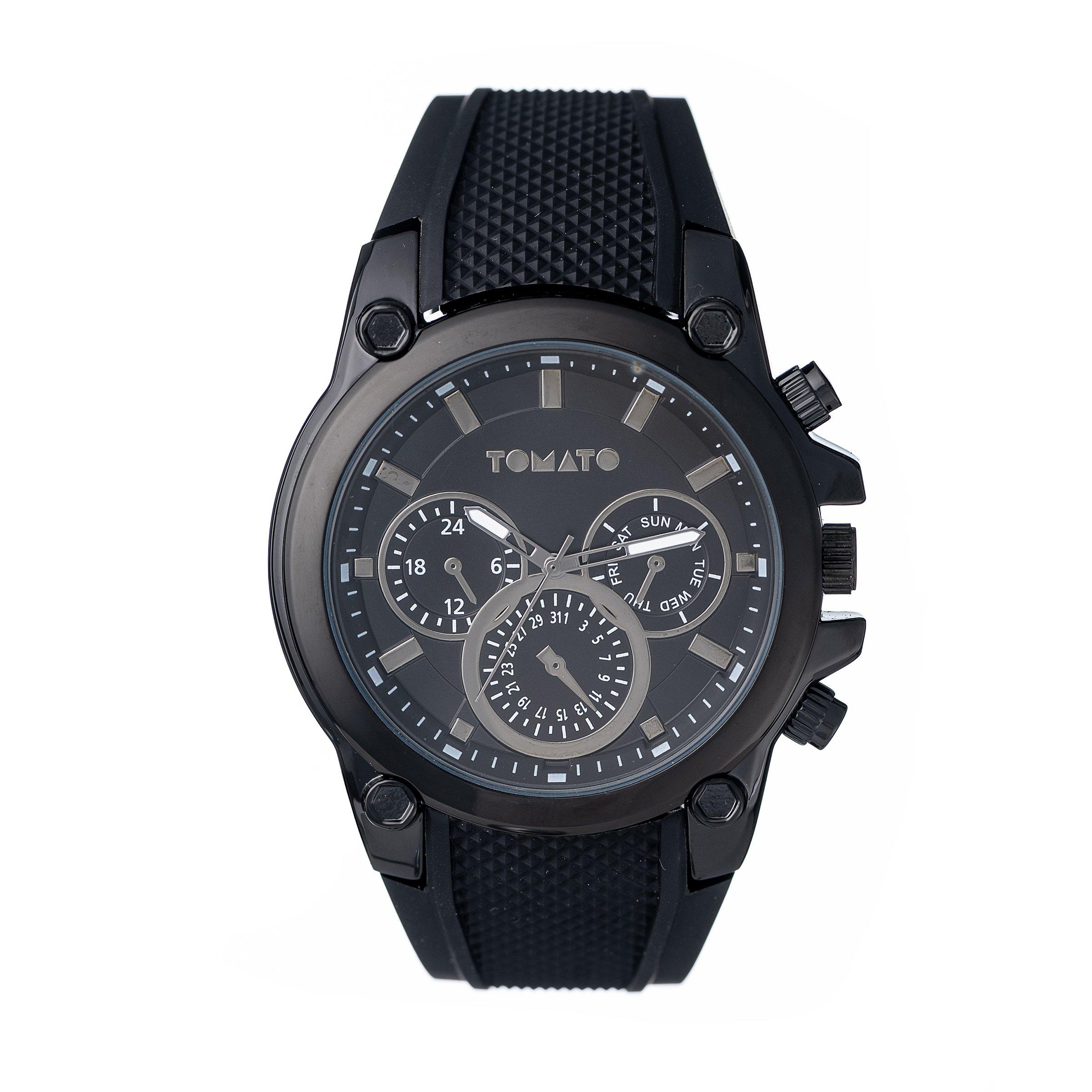 All Black Resin Watch 3111628 Tomato