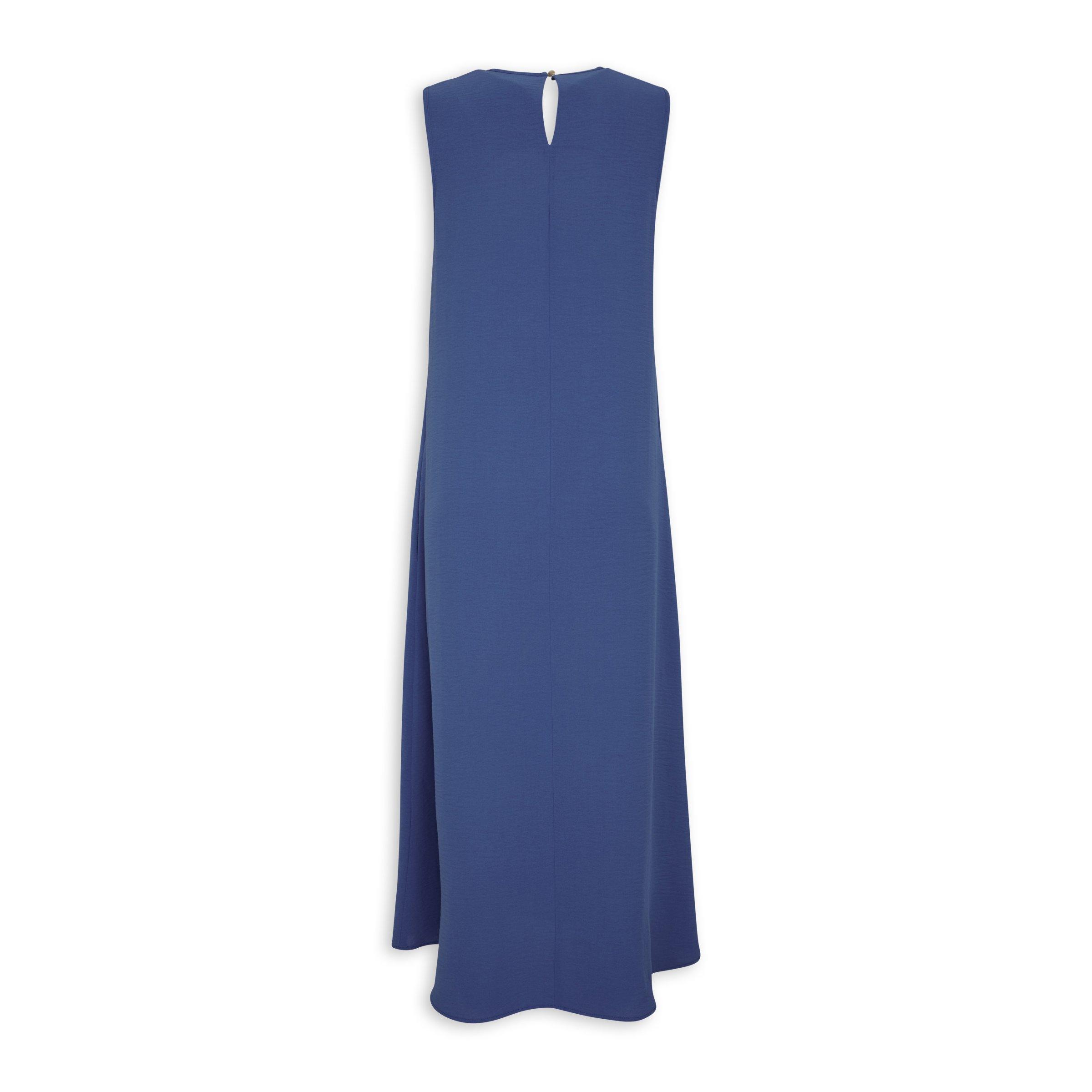 Cobalt Blue A-line Dress