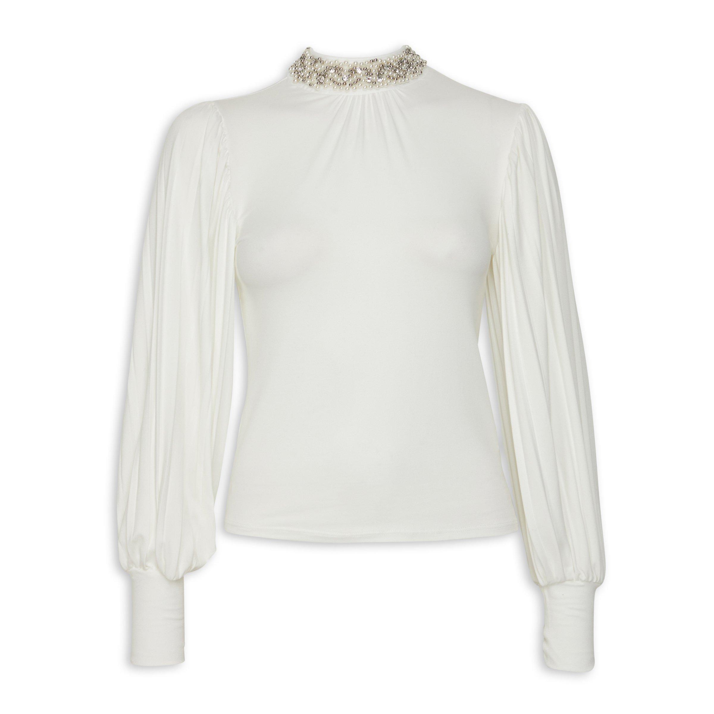 Off White Trim Detail Shell Top 3111941 Truworths