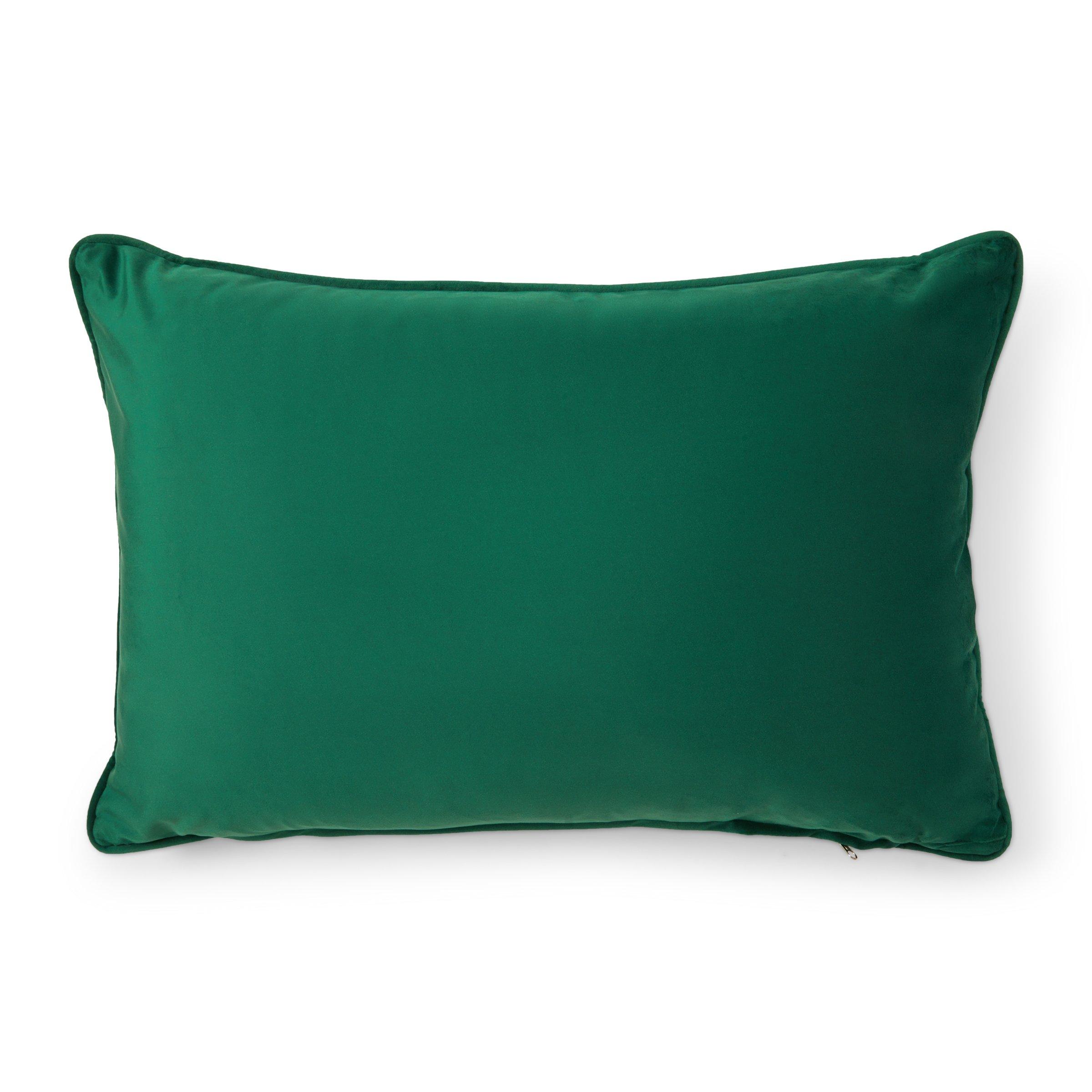 Velvet Green Scatter Cushion 3111953 Loads of Living