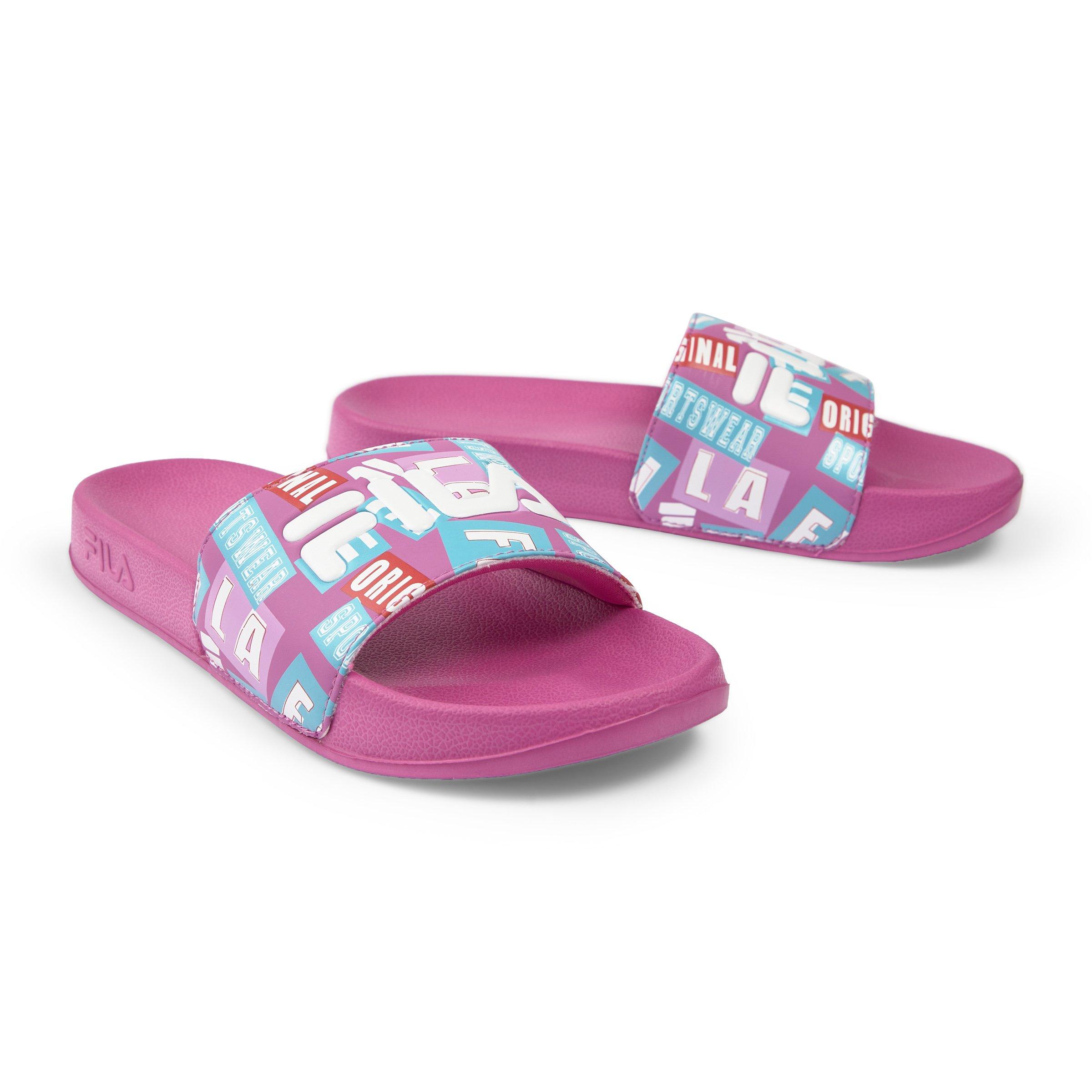 Girls hot sale fila slides