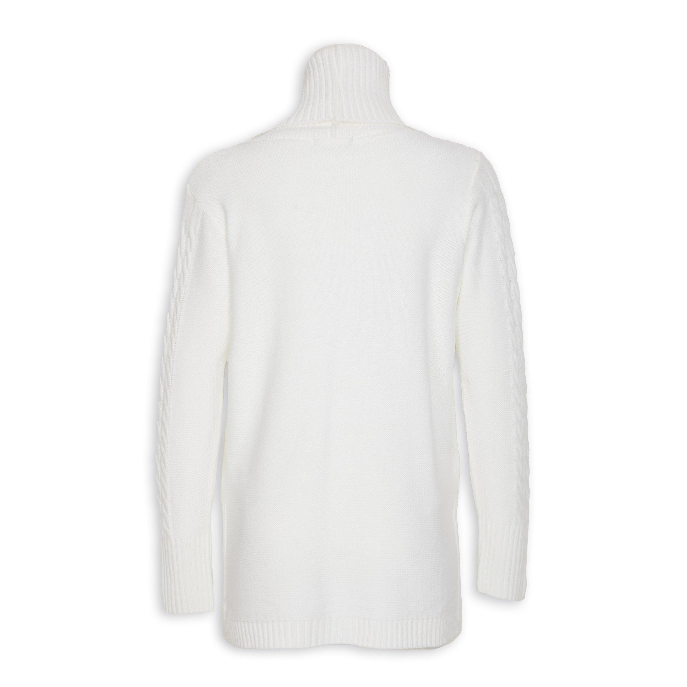 Womens white cowl neck on sale sweater