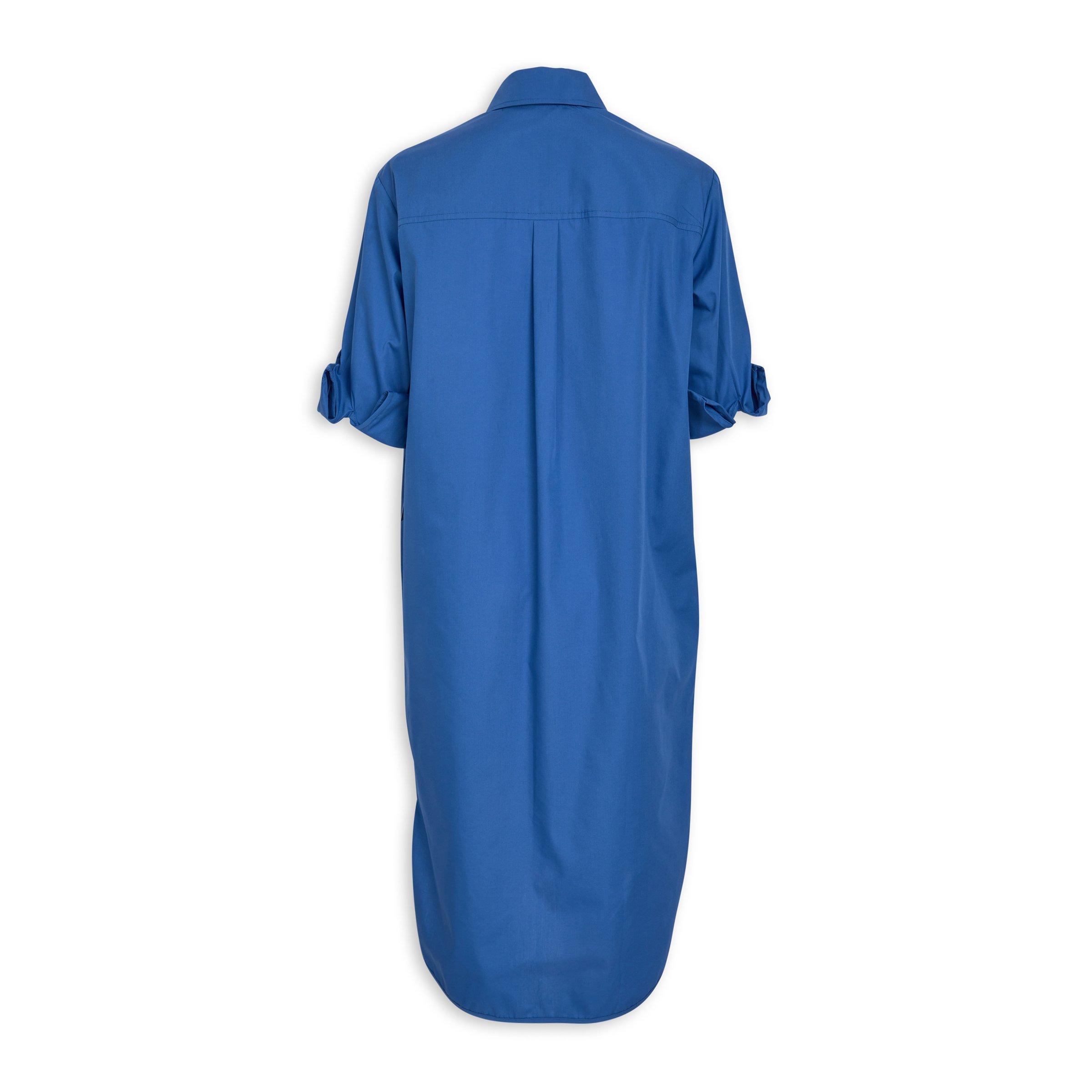 Blue shirt outlet dress