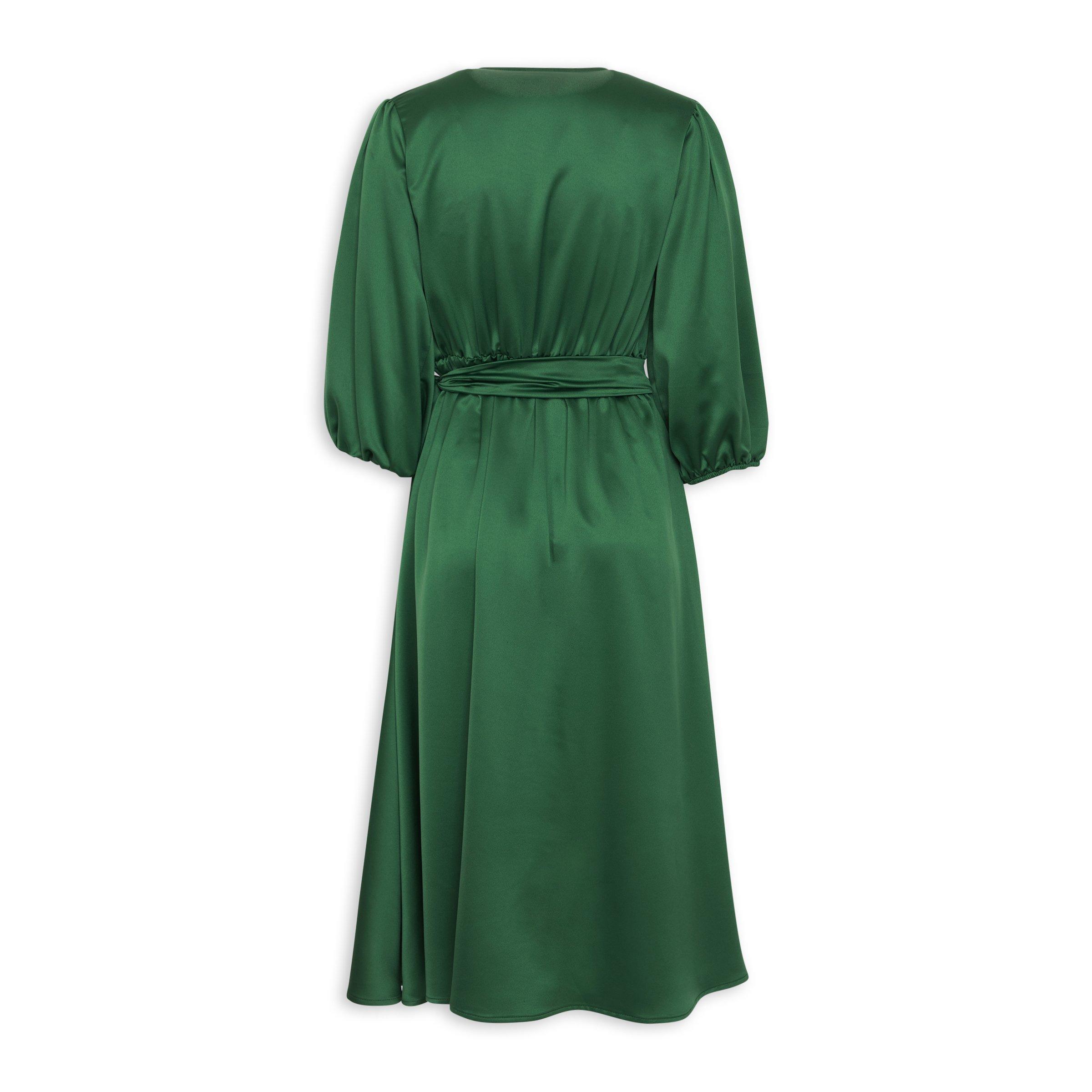 Emerald Green Fit and Flare Dress (3112609) | Truworths