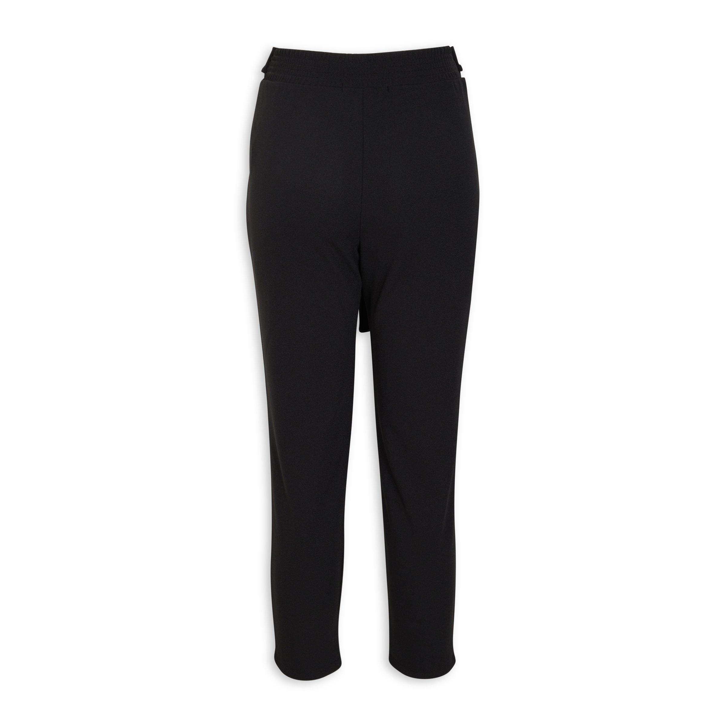 Black Belted Tapered Pant (3112725)