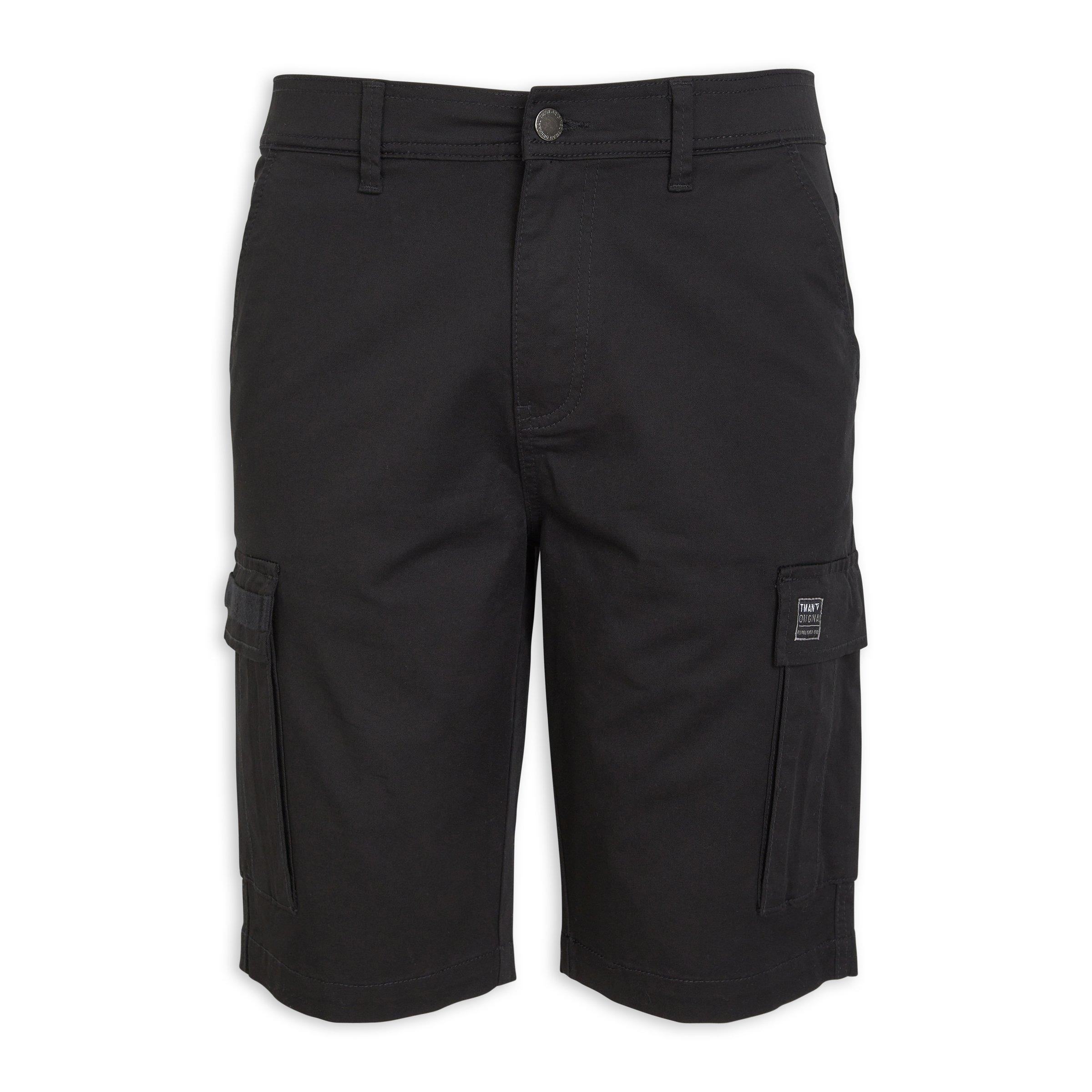 Black best sale utility shorts