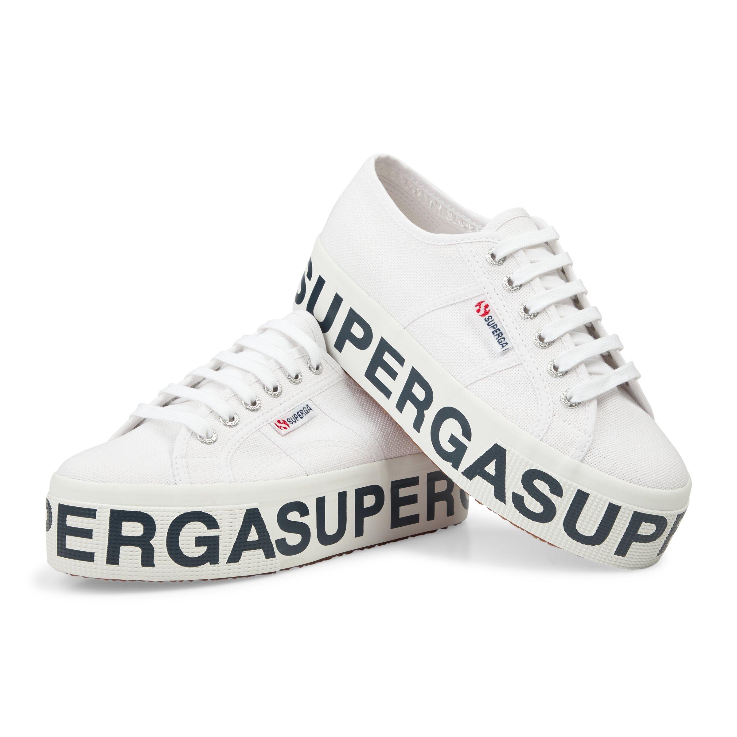 Superga 2790 cotw store outsole lettering white