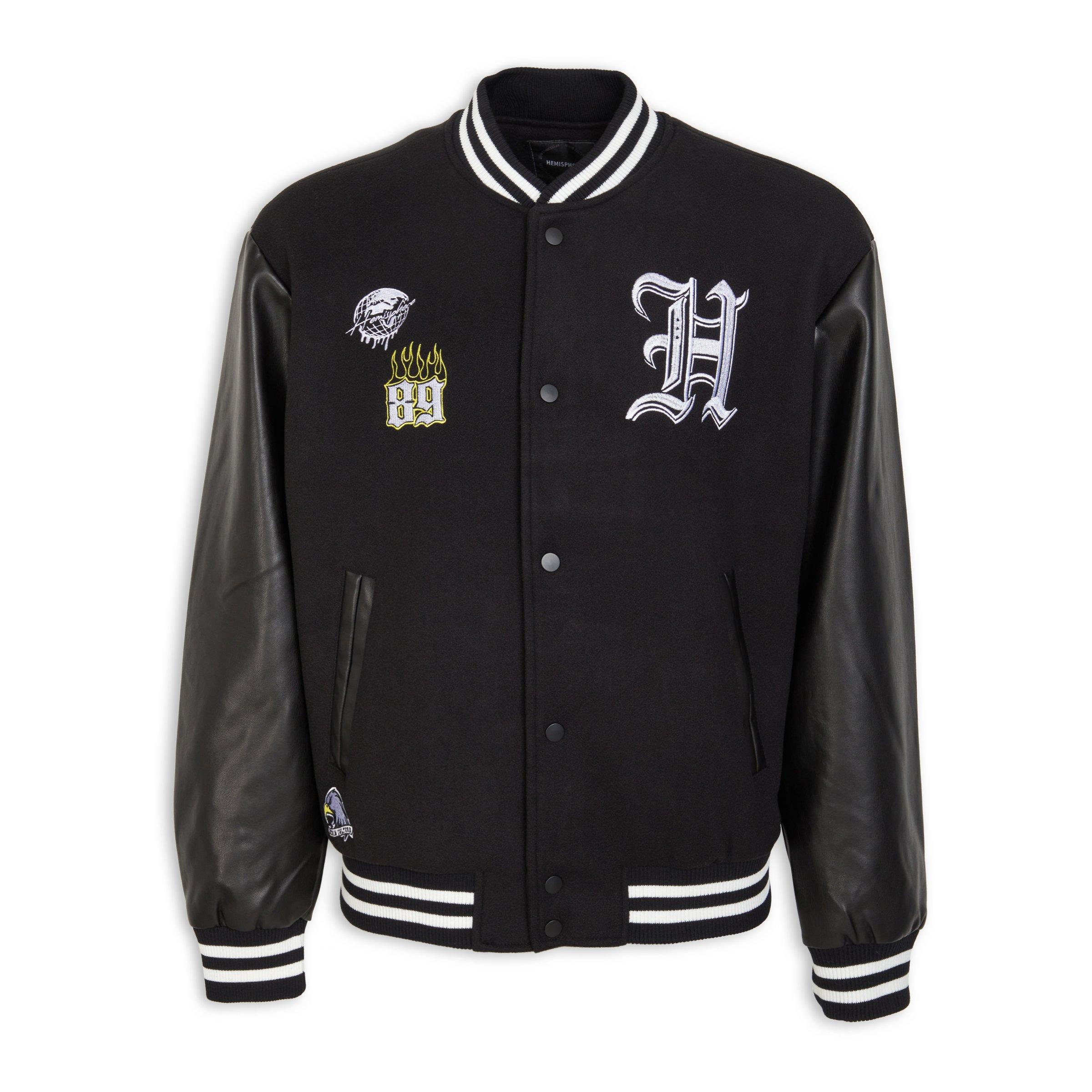 Black Baseball Jacket 3113486 Hemisphere