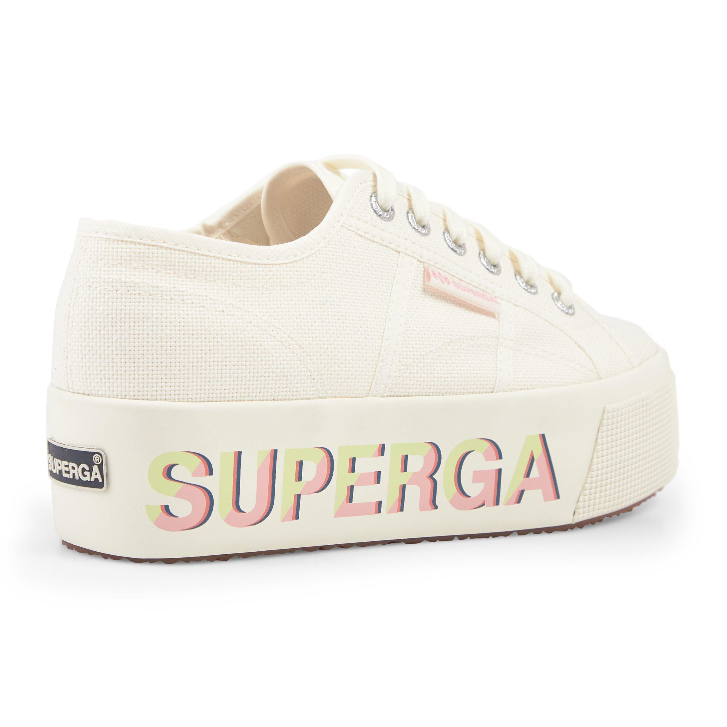 Superga white sneakers outlet platform