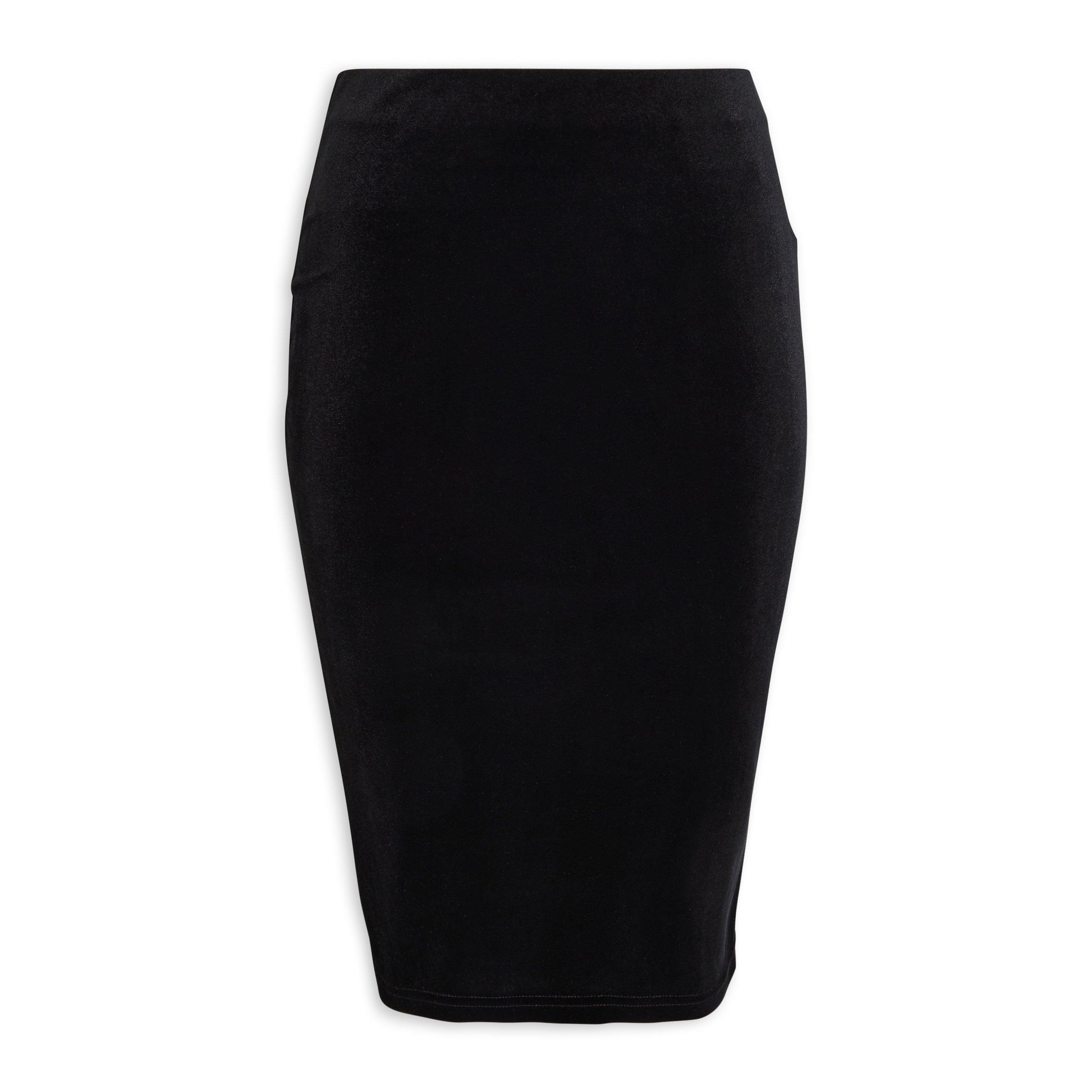 BLACK BODYCON SKIRT