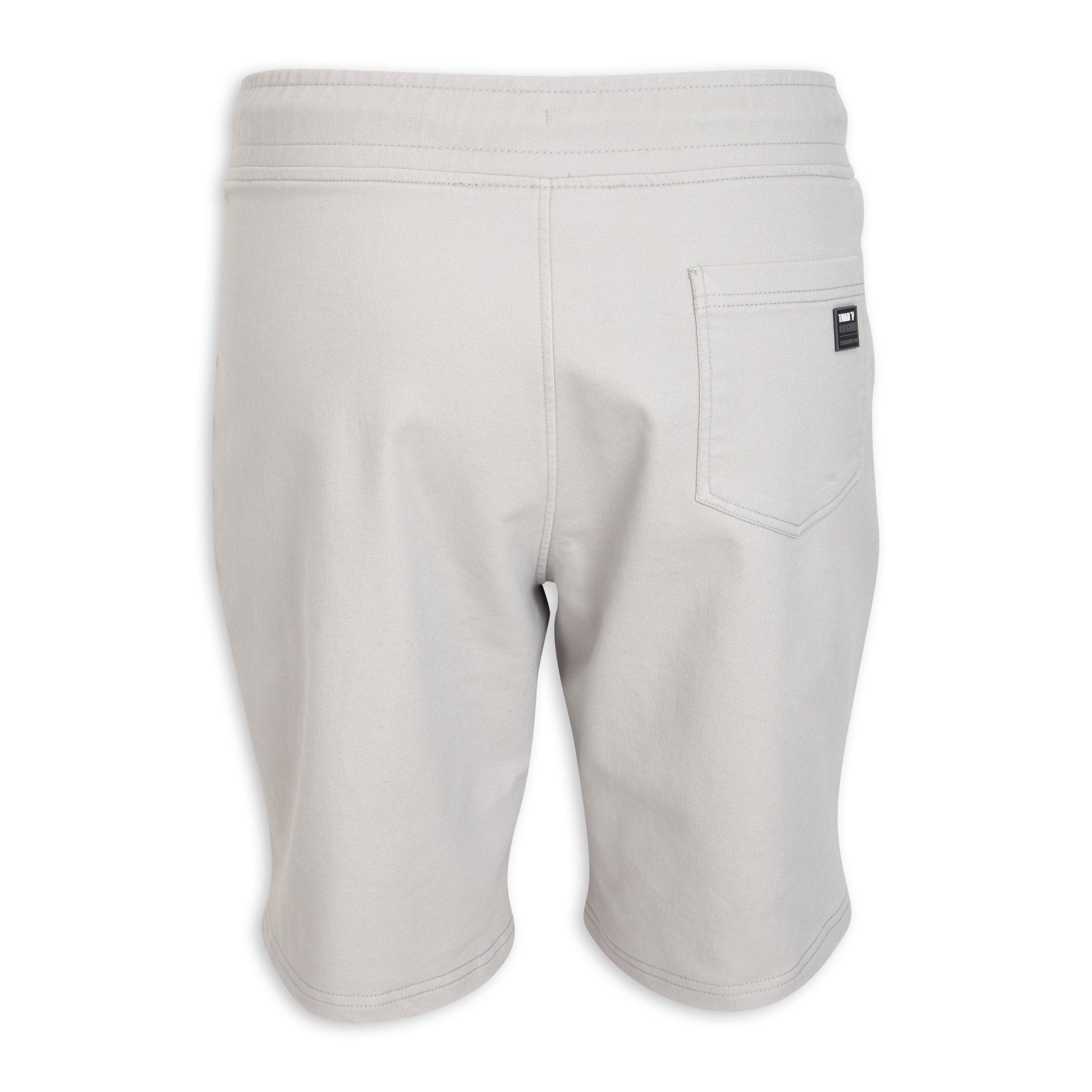 Gray jogger shorts deals