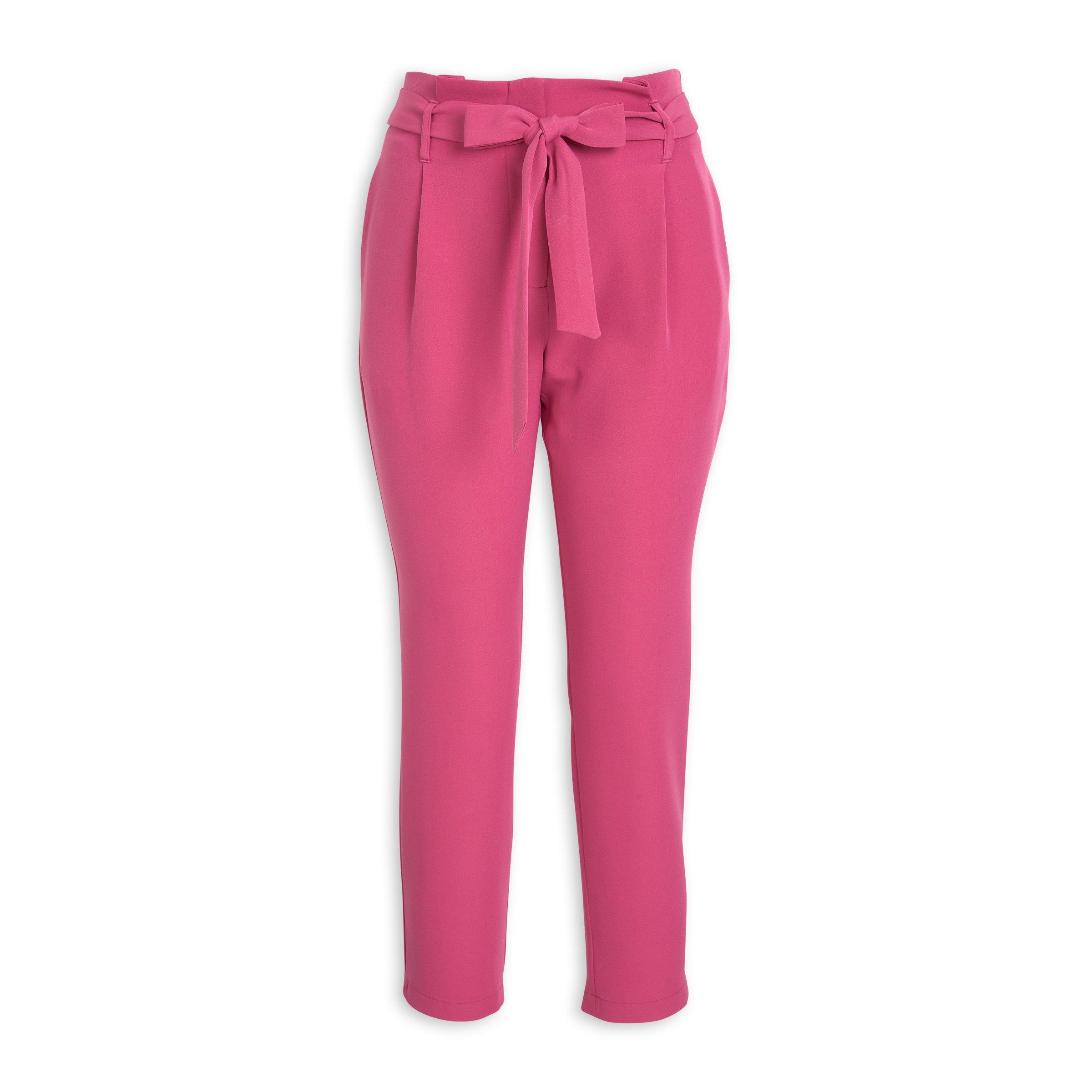 Pink sale tapered pants