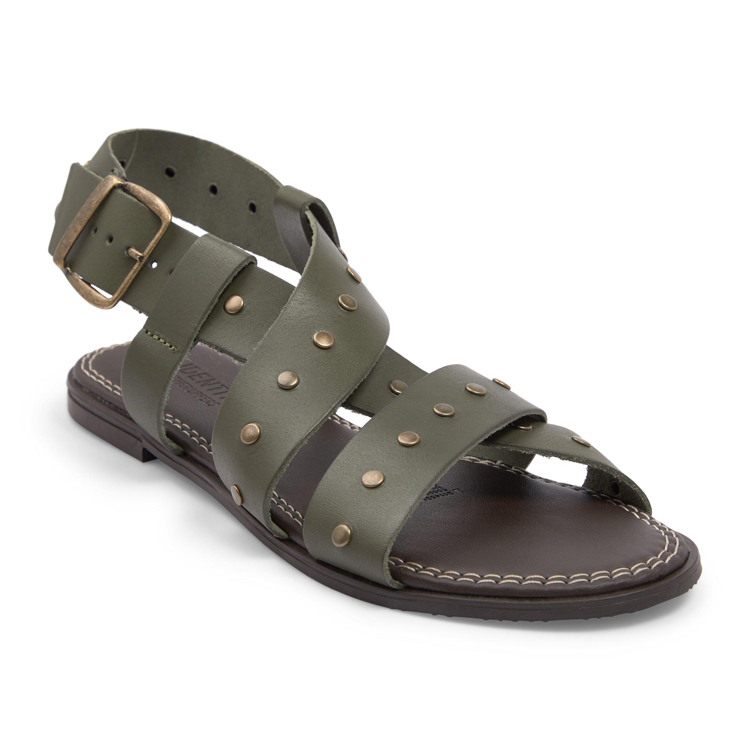 Green Leather Sandals 3114531 Identity