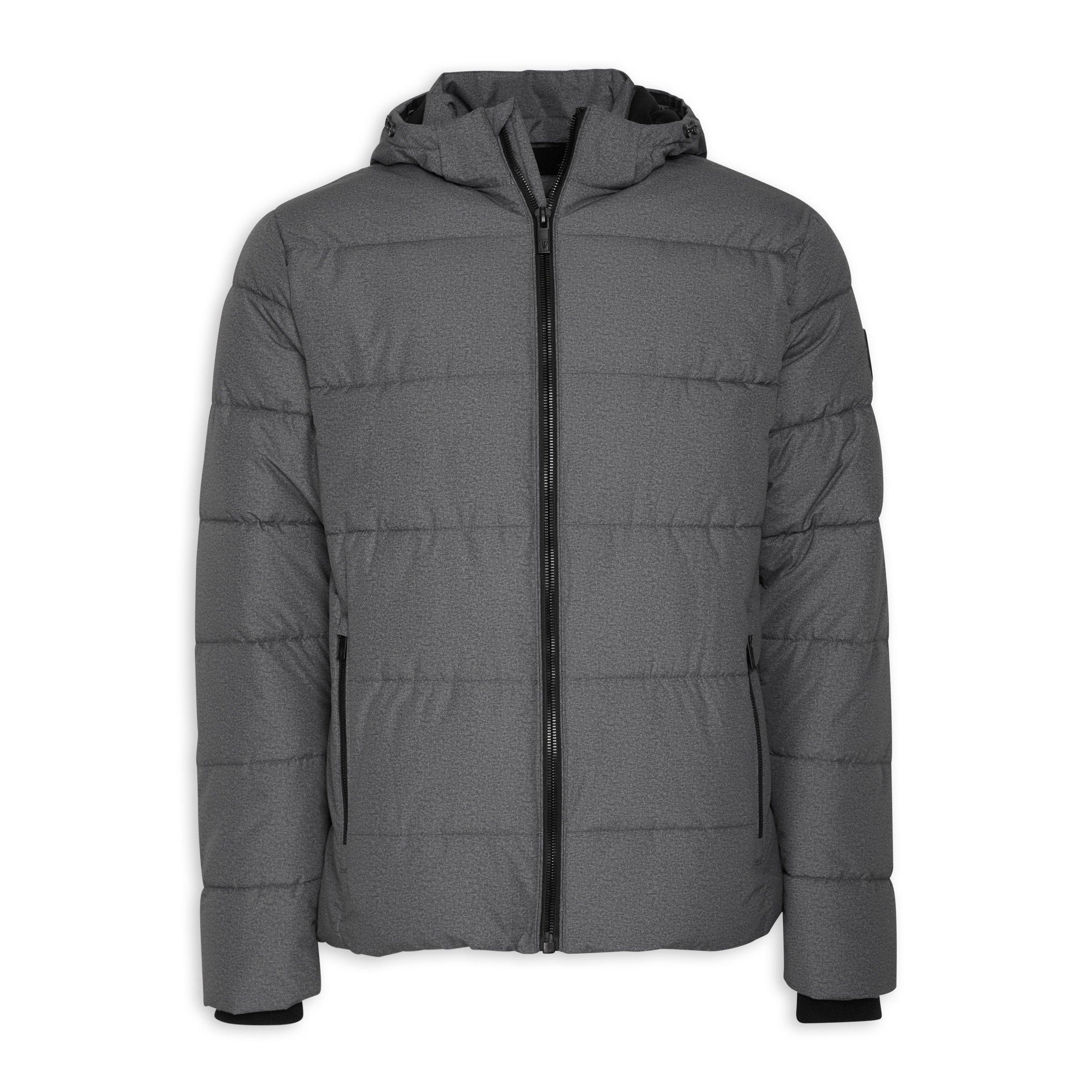 Charcoal puffer clearance coat