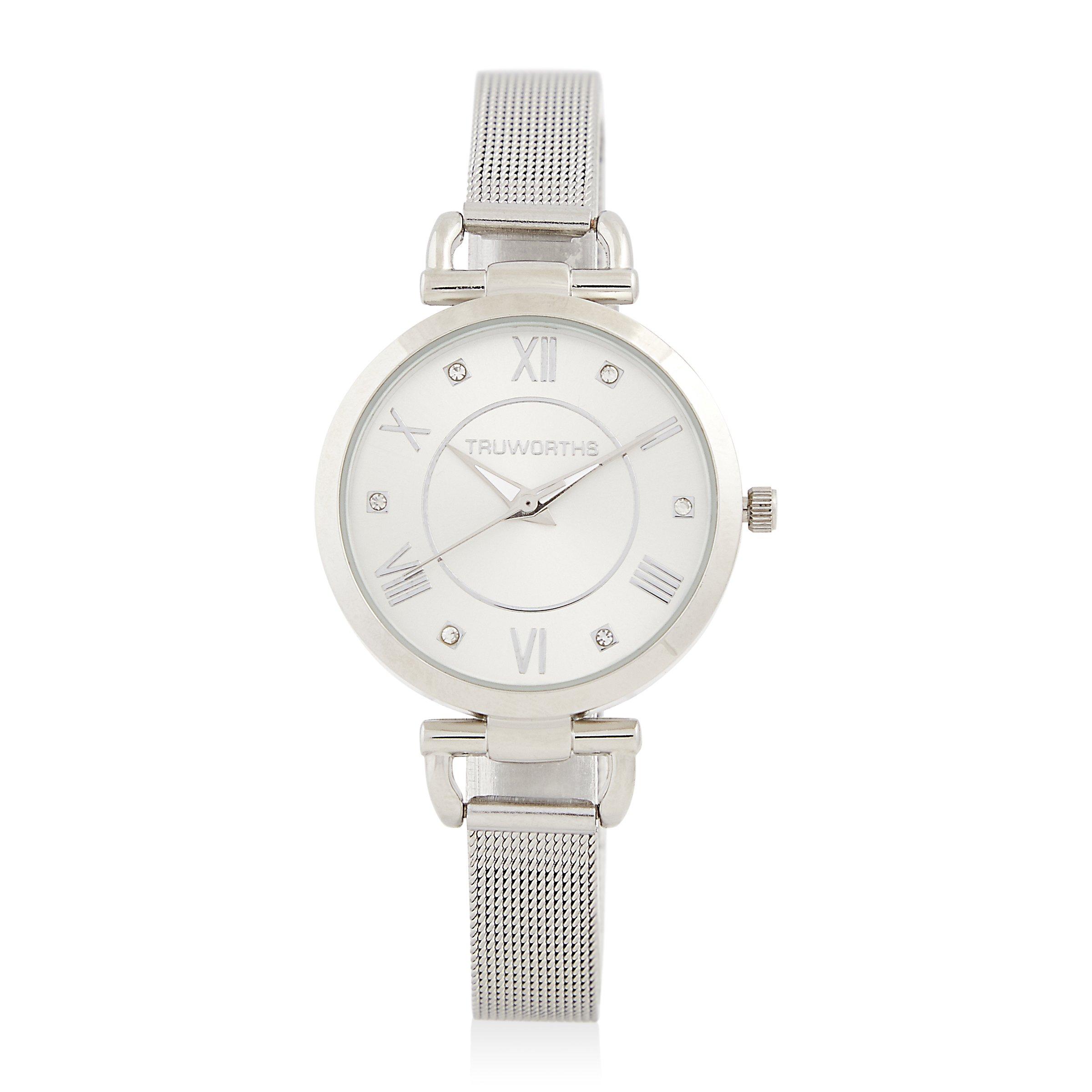 Dainty Silver Mesh Watch 3115203 Truworths