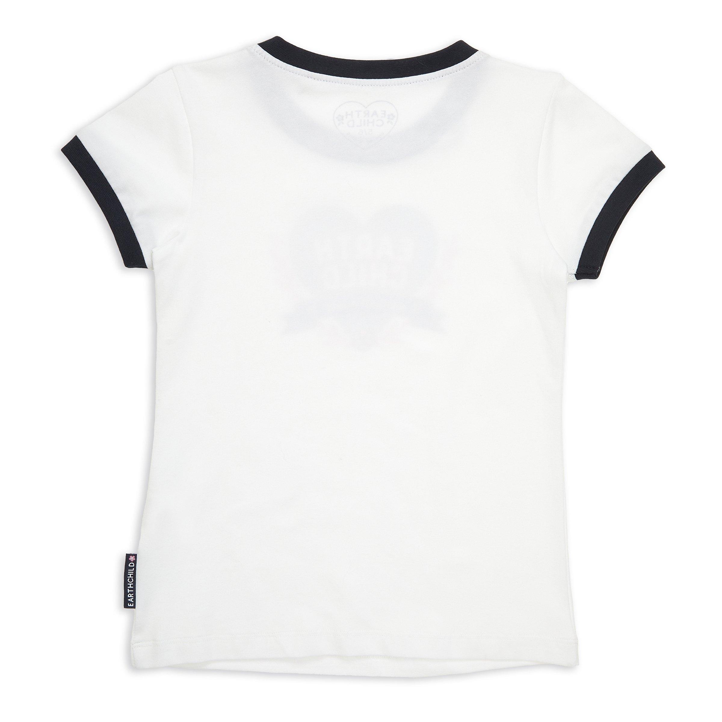 Kid Girl White T shirt 3115442 Earthchild