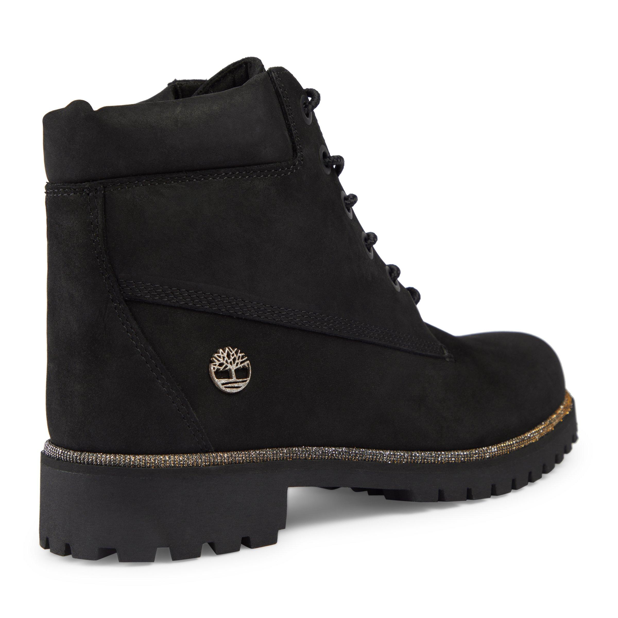 Girls black outlet timberlands