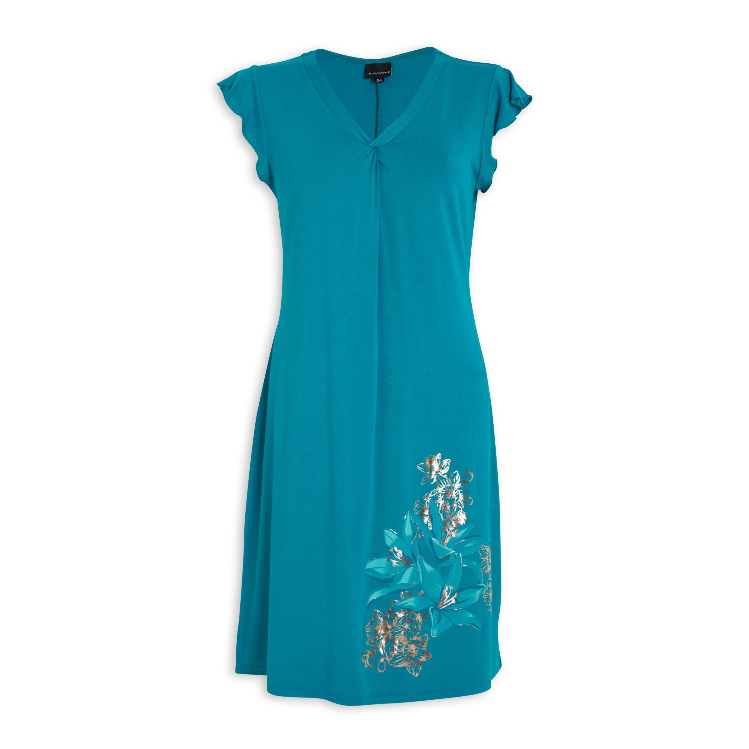 Teal Night Dress 3115545 Truworths