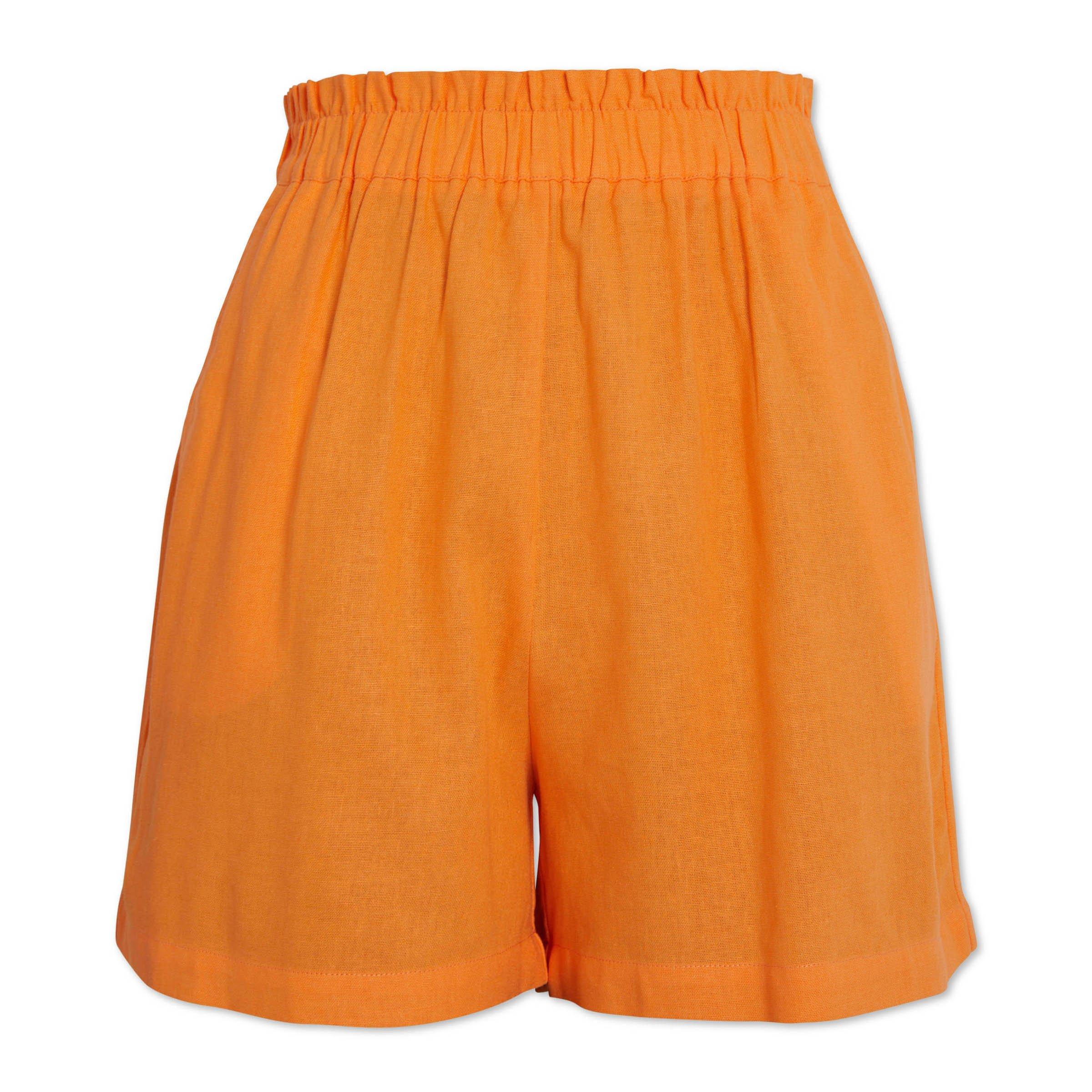 Orange Pull On Shorts 3115617 Identity