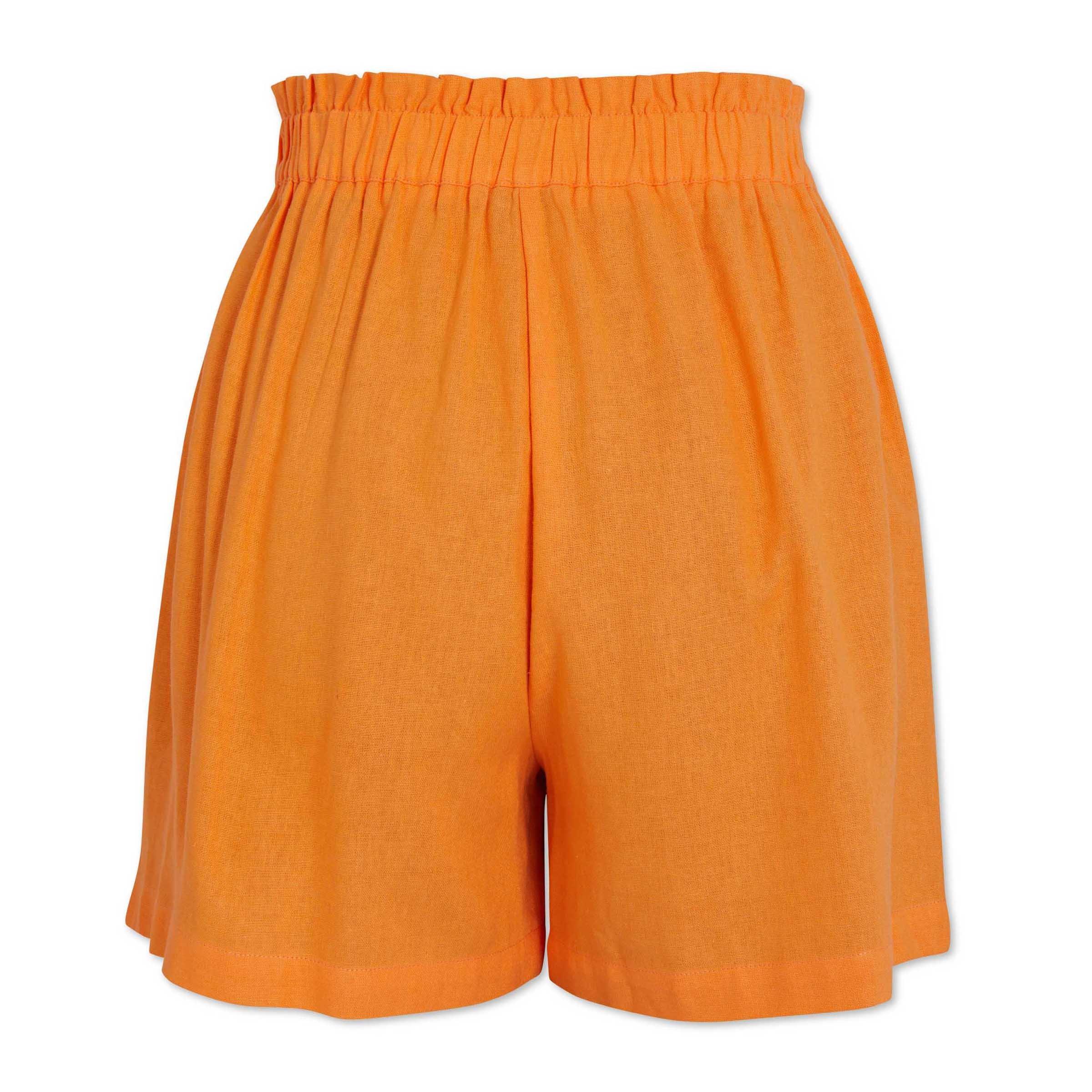 Orange Pull On Shorts 3115617 Identity