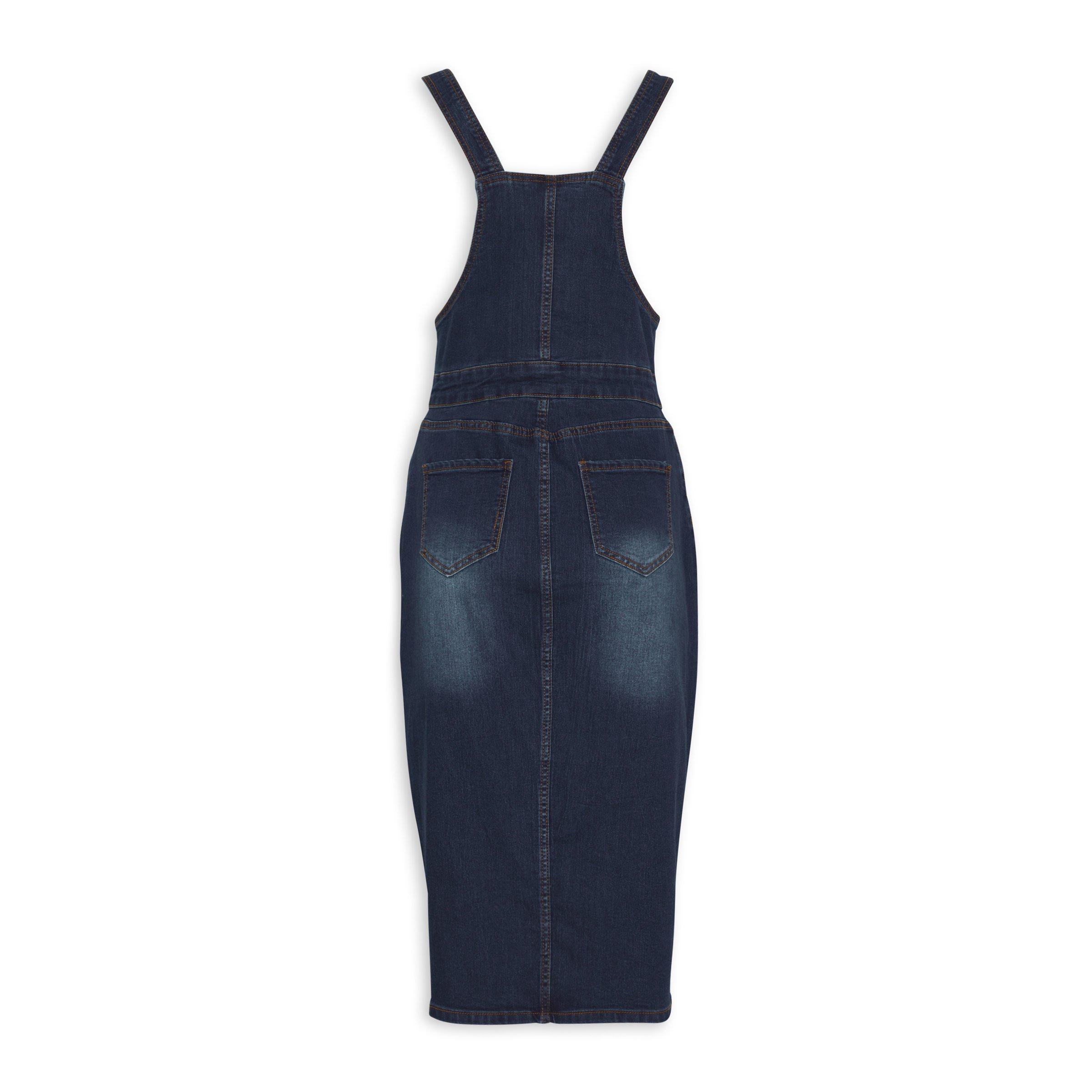 INDIGO DENIM PINAFORE DRESS