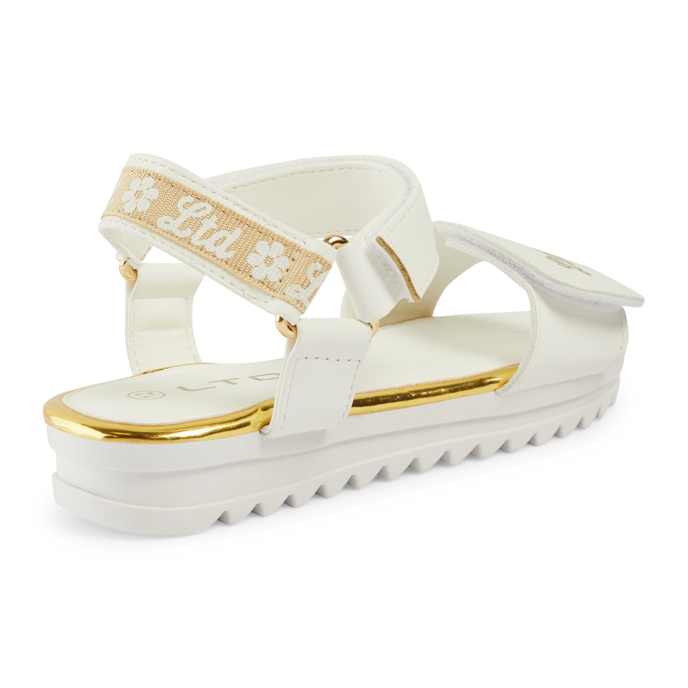 Girls white hot sale sandals