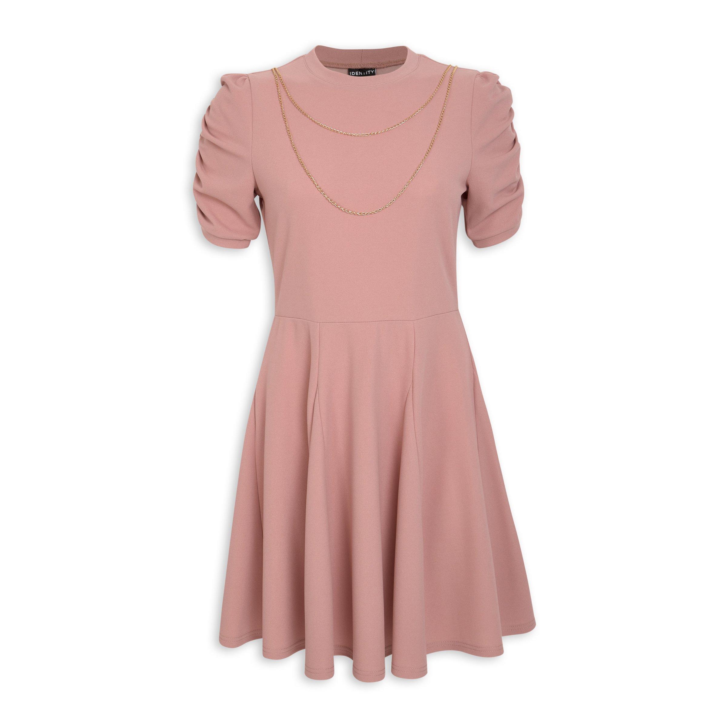 slim fit dress slacks Pink Floral Long Sleeve Ruffle Mini Dress main image 0