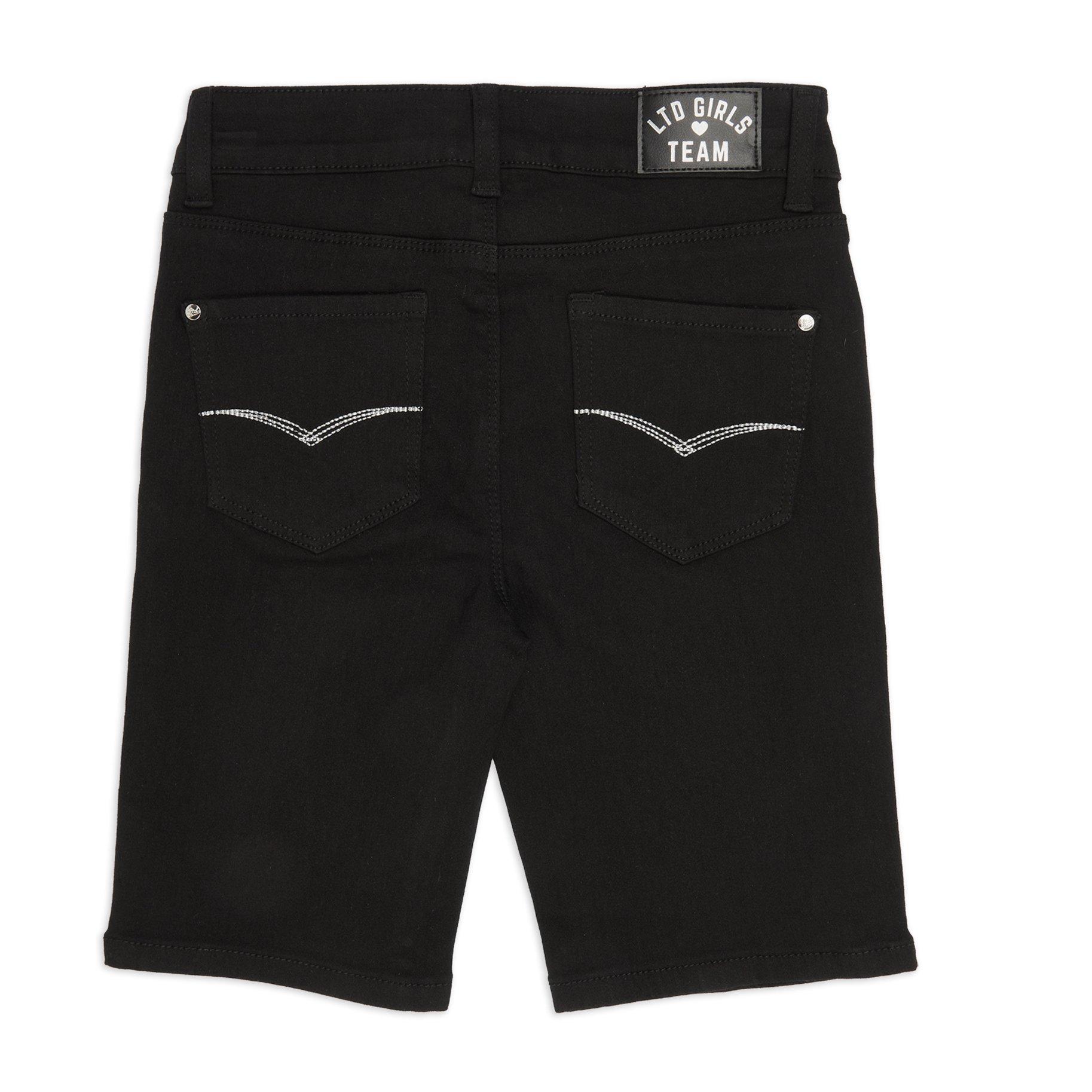 Boys black hot sale denim shorts