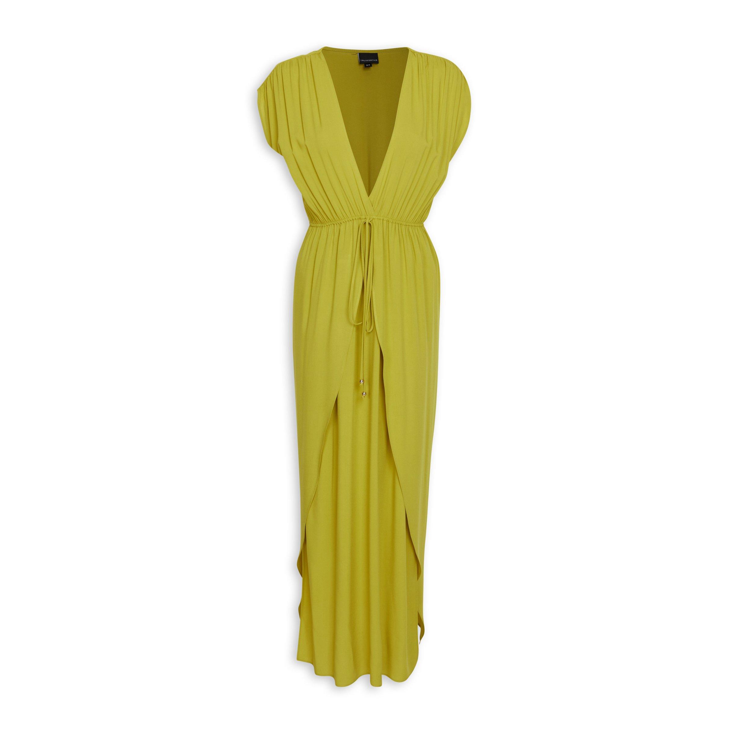 Lime green beach sales dress