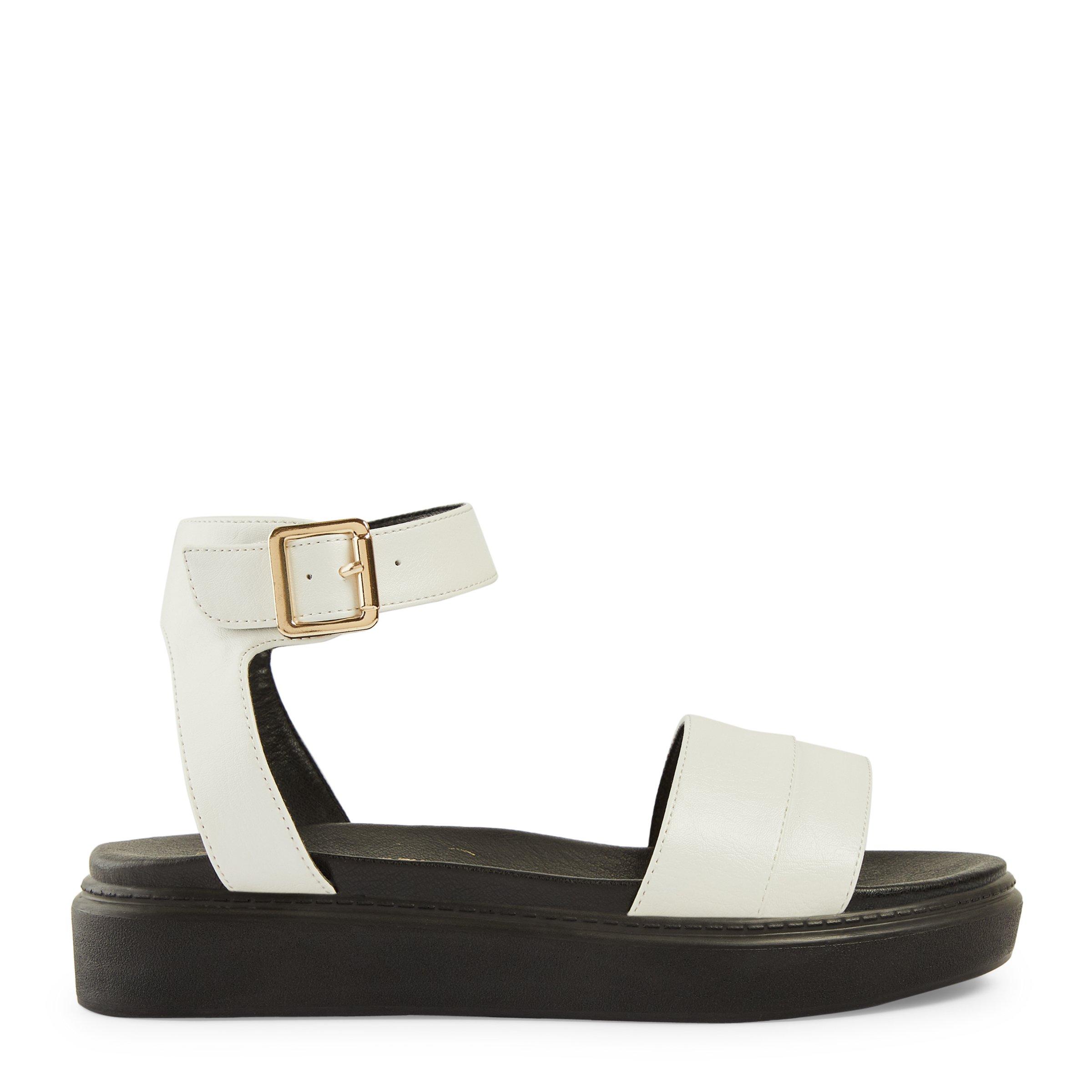 White Ankle Strap Sandals 3116195 Truworths