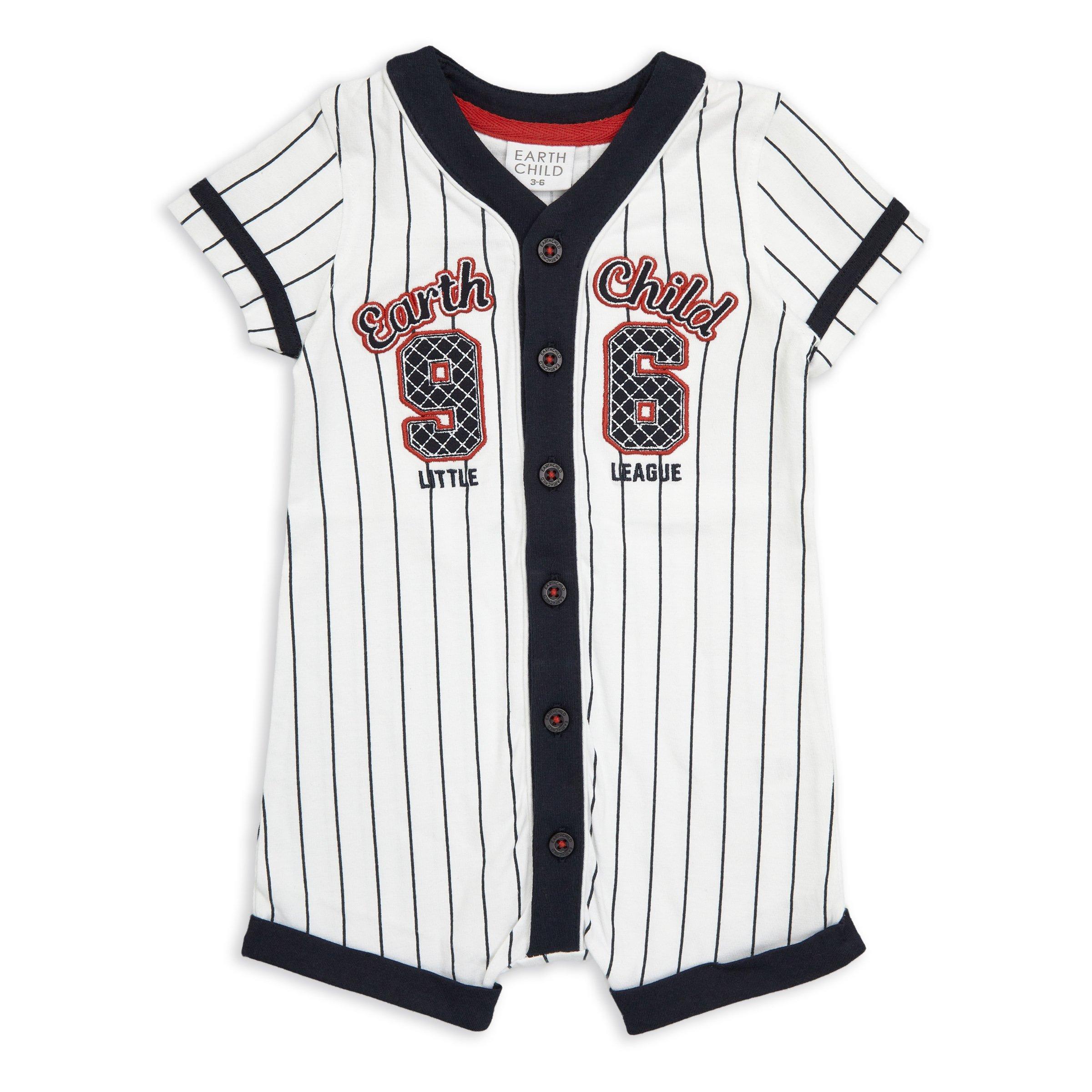 Baseball romper baby girl best sale