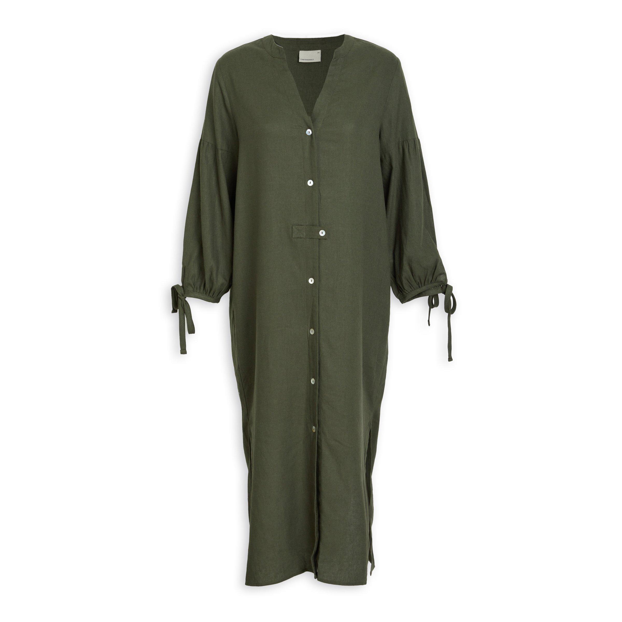 Green Shirt Dress (3116692) | Earthaddict
