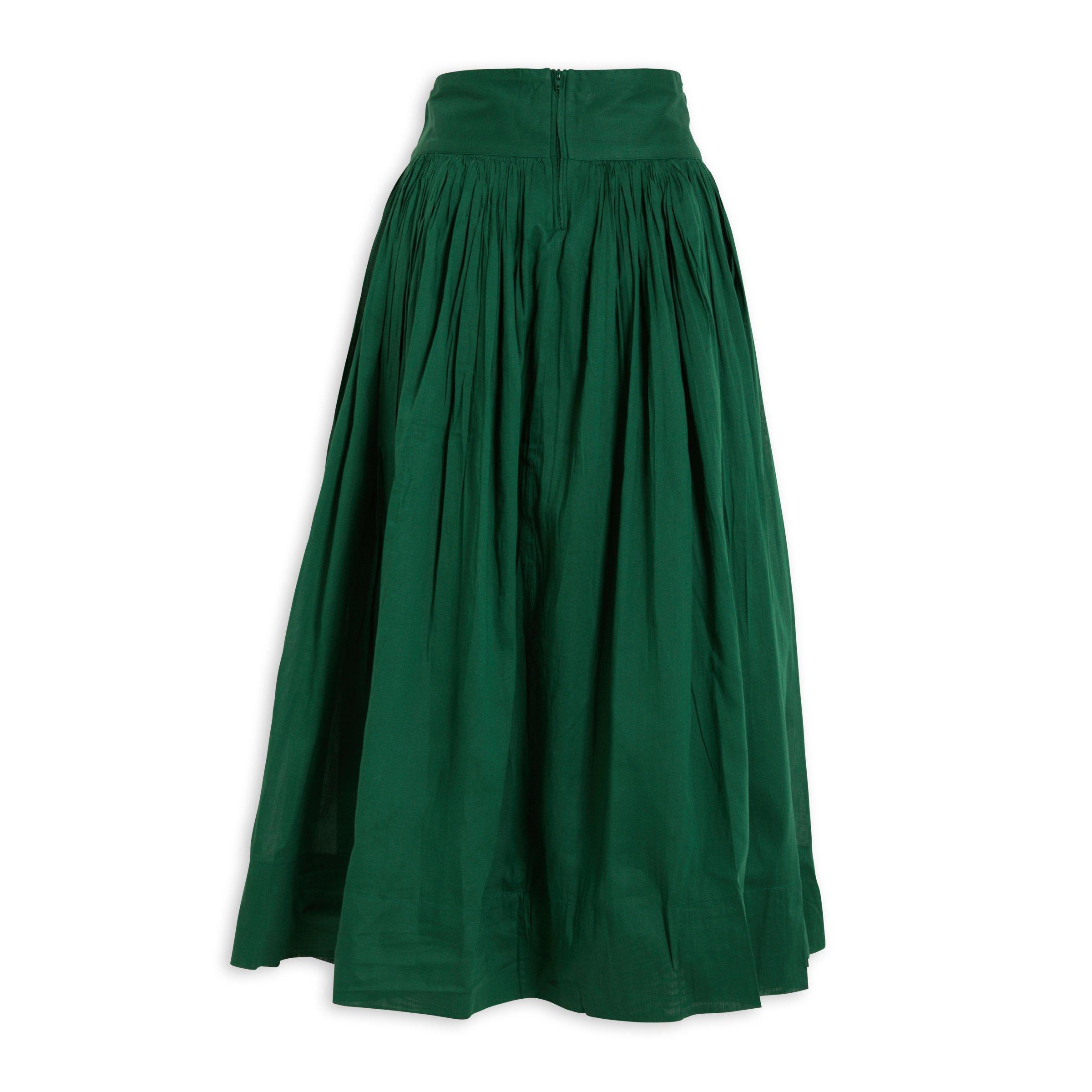 Green Wide Skirt 3116833 LTD Woman