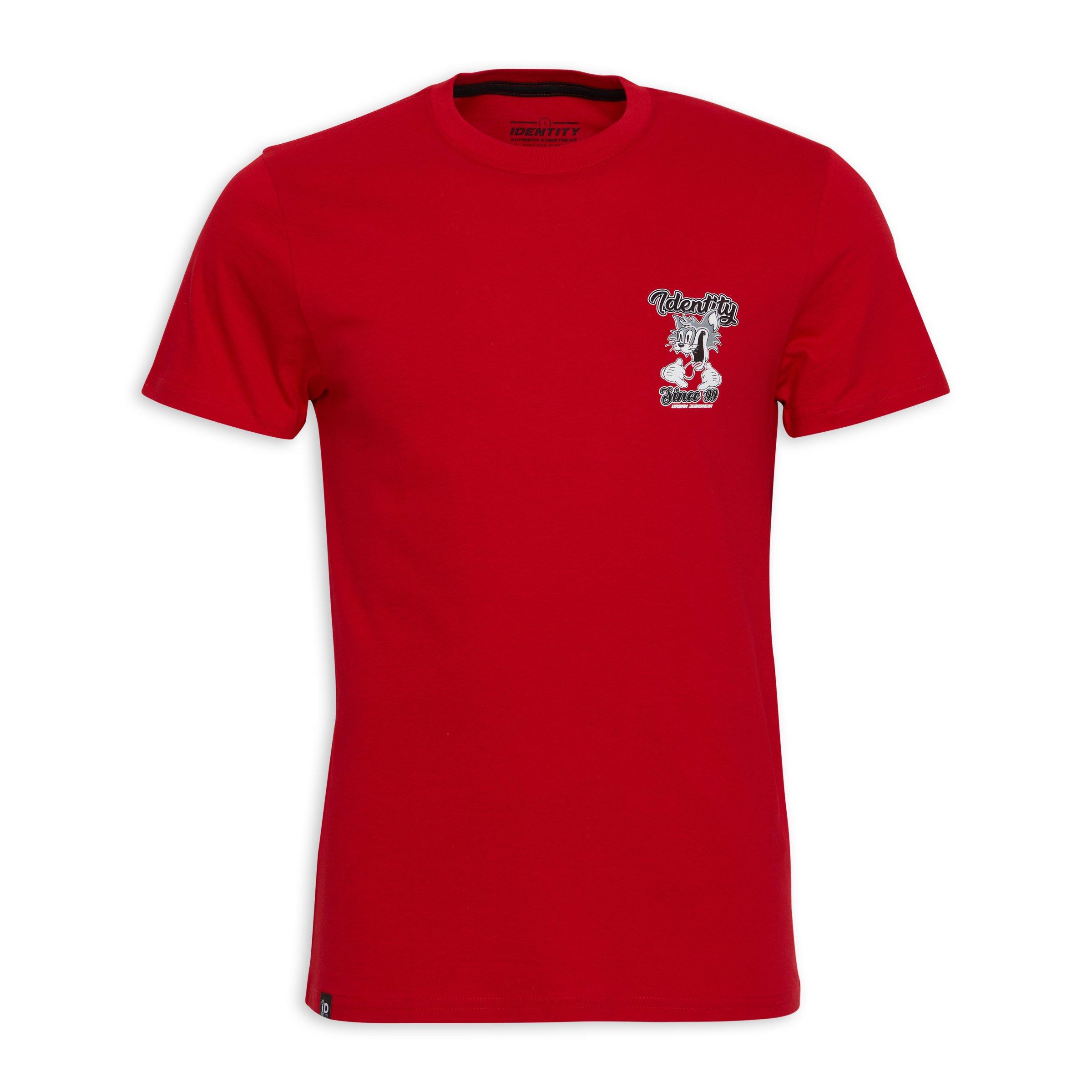 Red T shirt 3117192 Identity