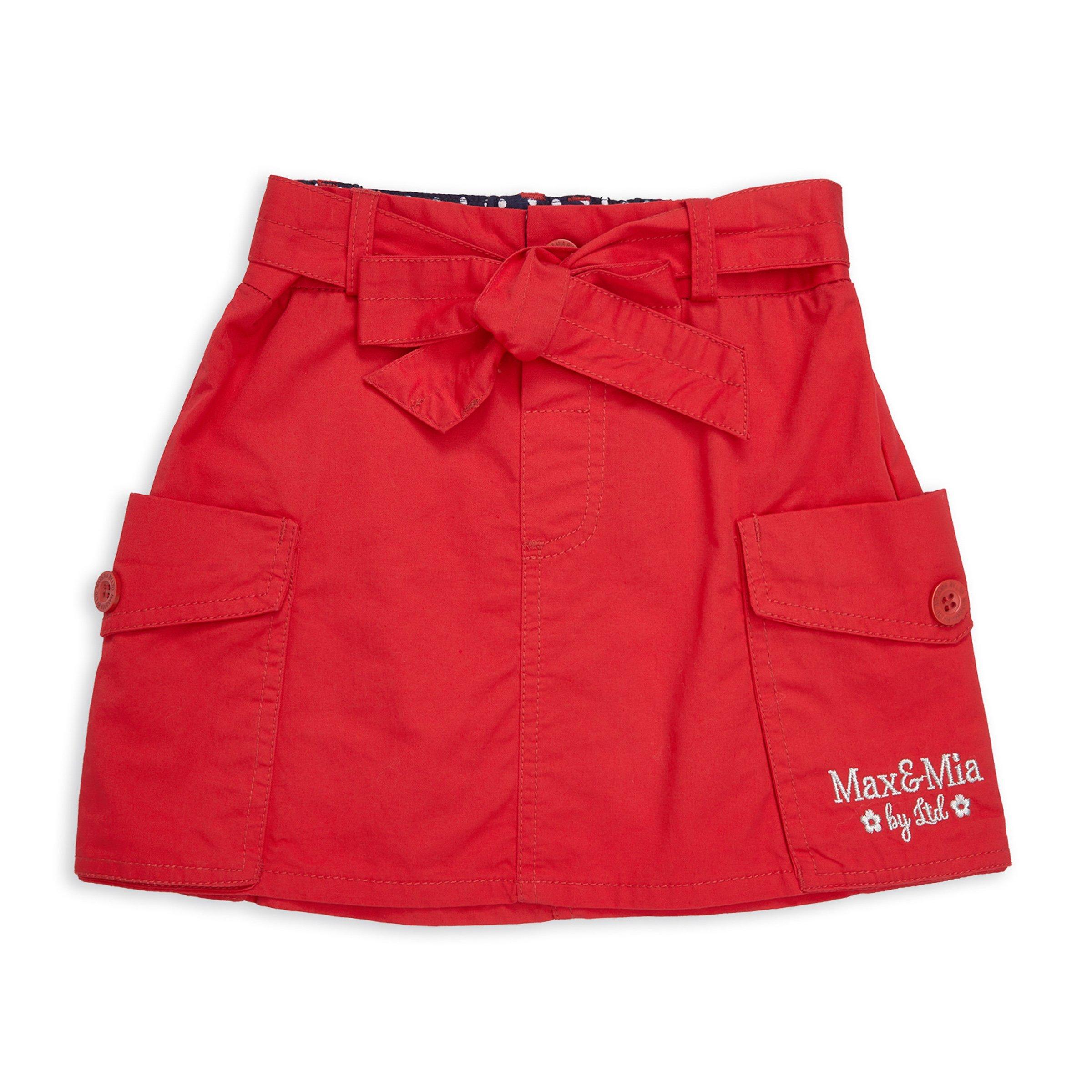 Girls red skirt sales