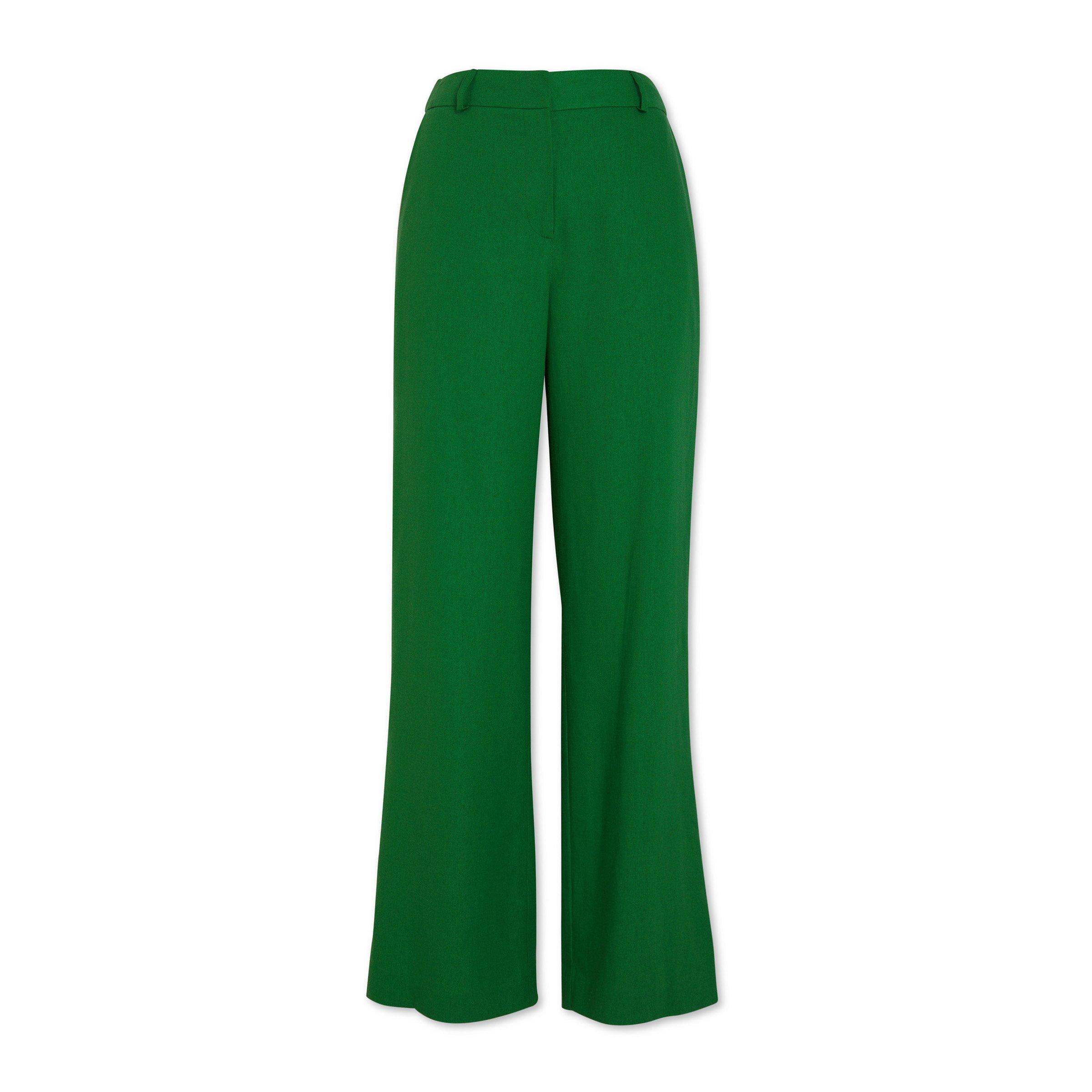 Green Wide Leg Pants (3117572)
