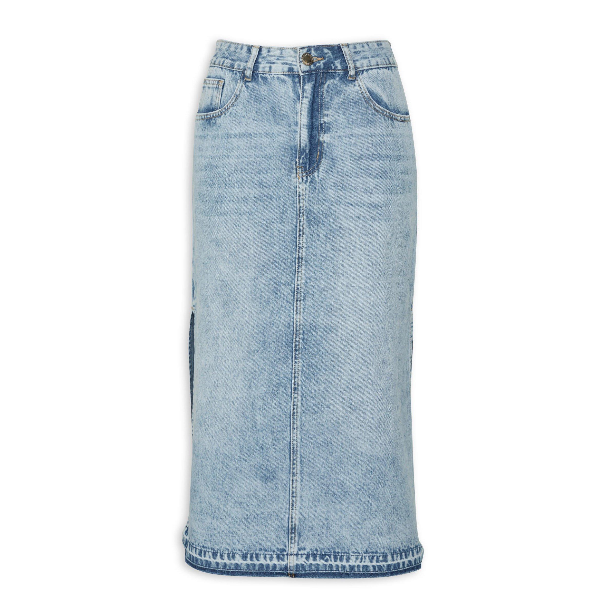 Indigo Denim Dungaree Skirt (3120961)