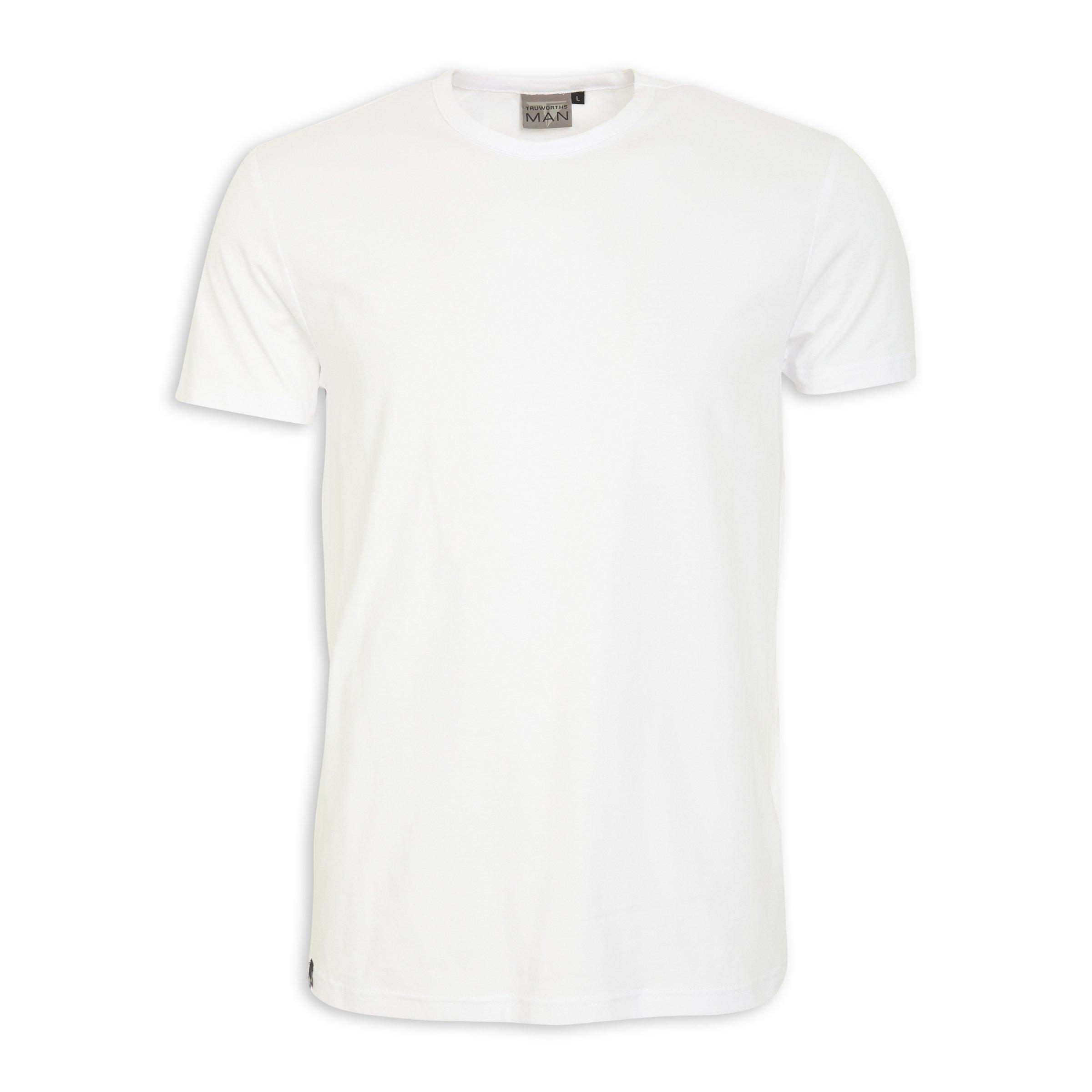 Plain White T shirt 3118230 Truworths Man