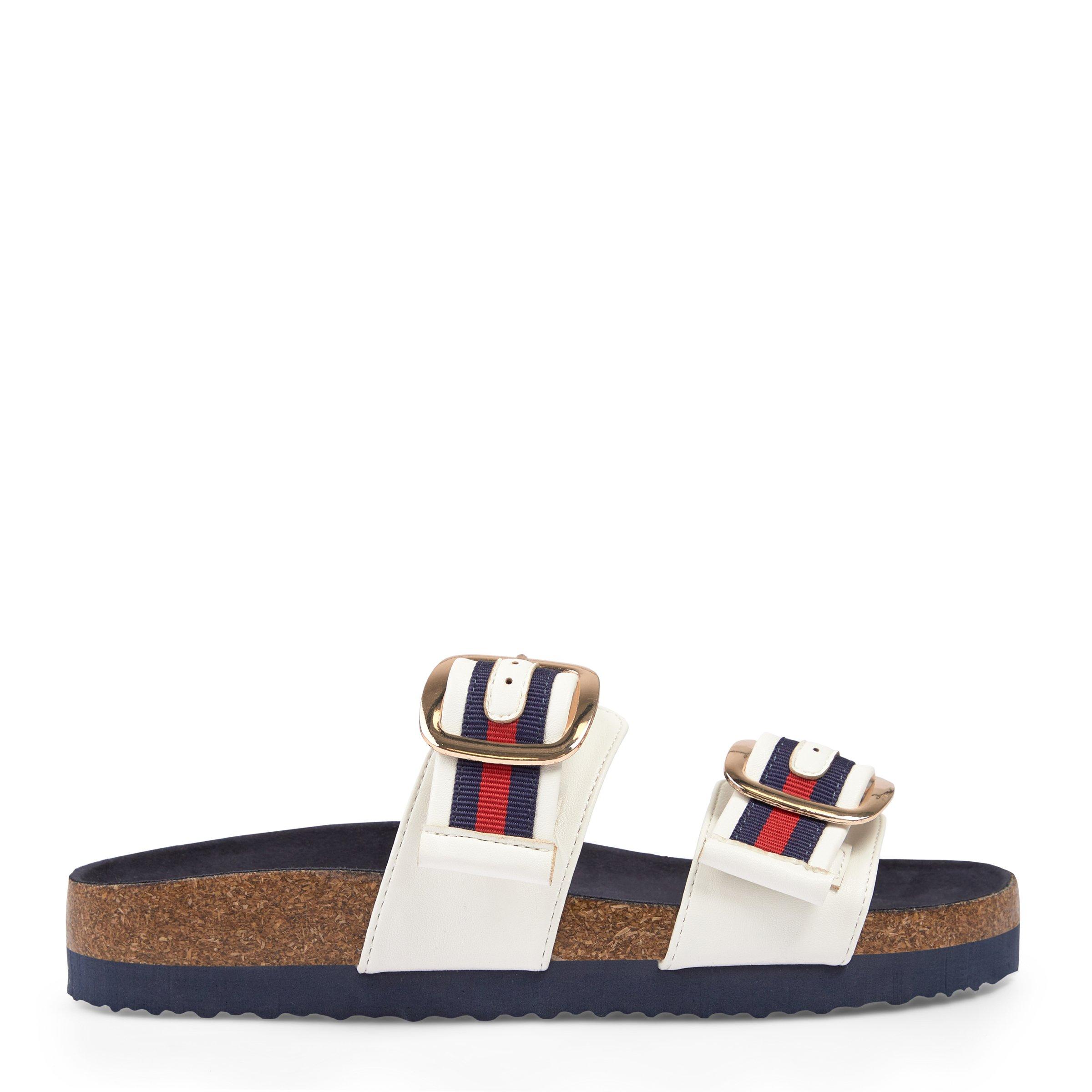 Colourblocked Double Strap Mule Sandals 3118485 Daniel Hechter