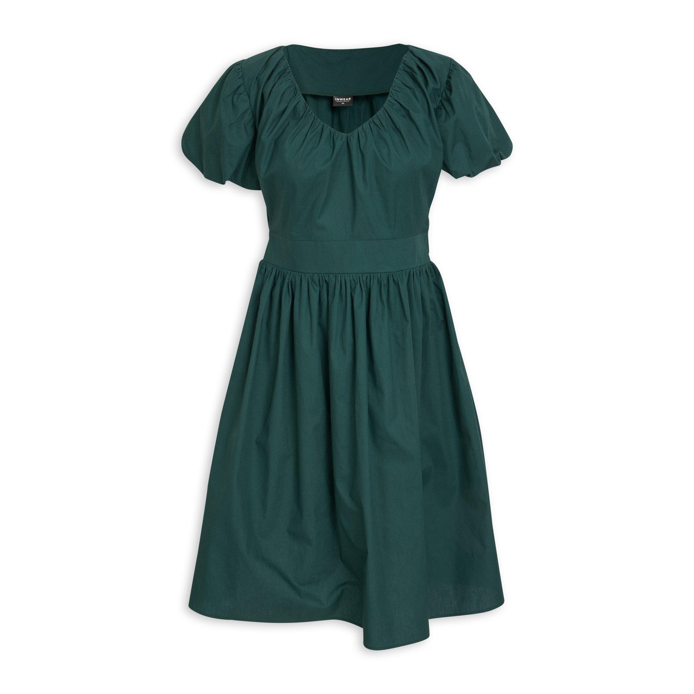 Dark green hotsell tunic dress