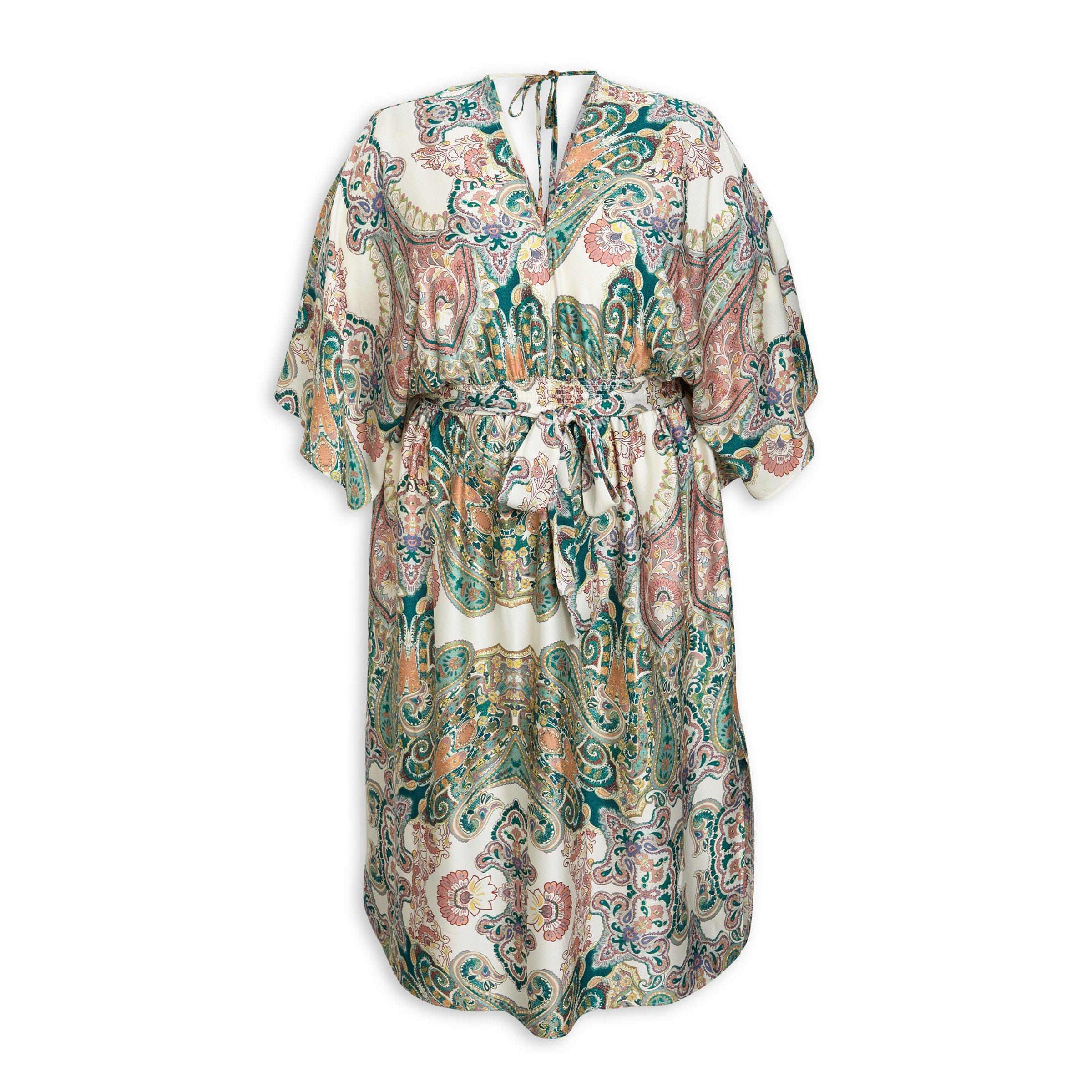 Beach print dress best sale