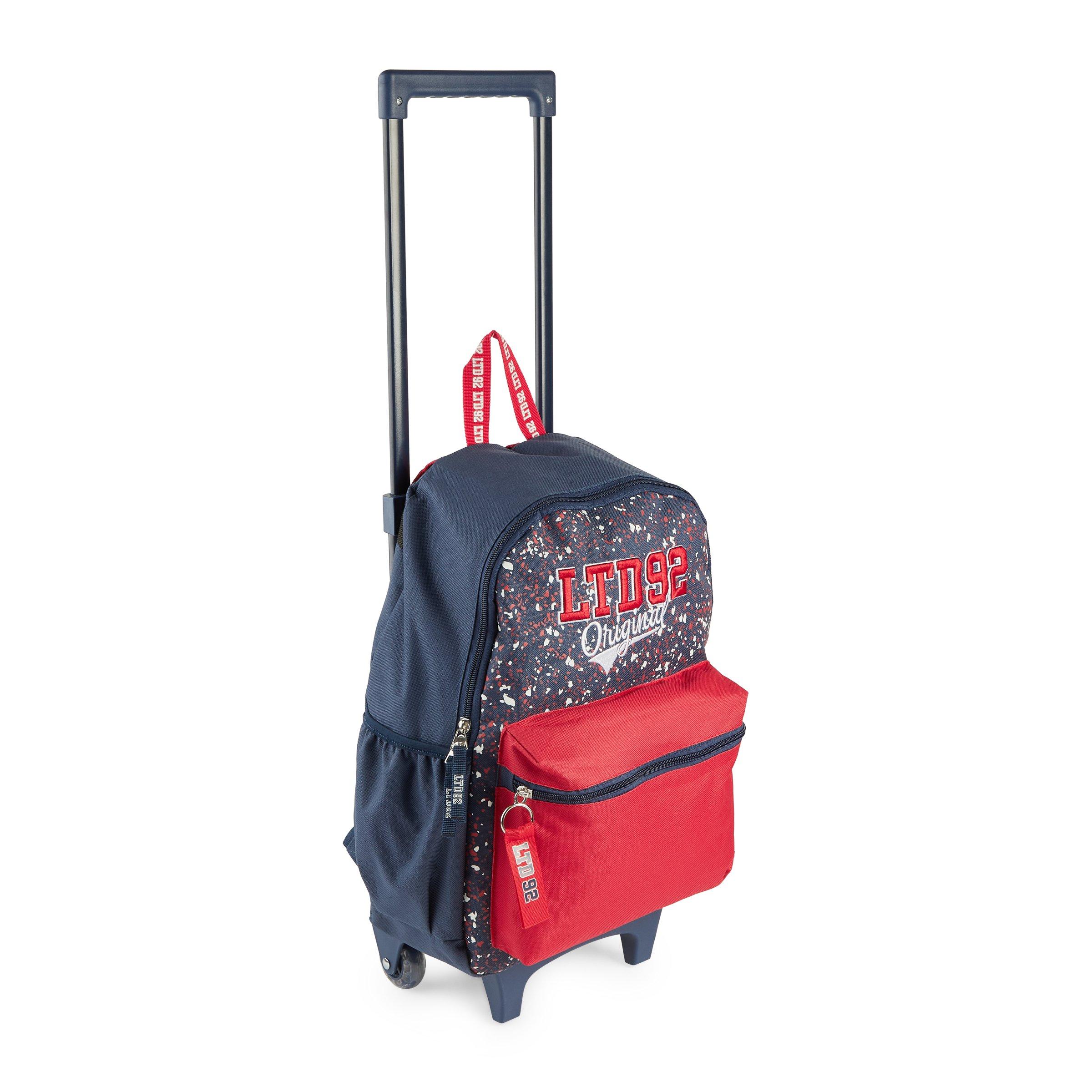 Boys rolling backpack clearance