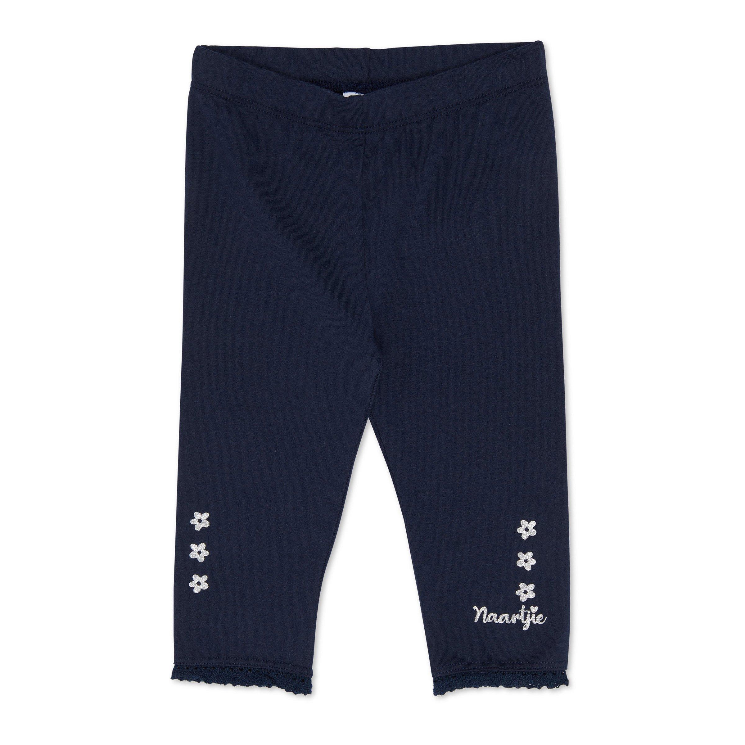 Navy blue leggings deals for baby girl