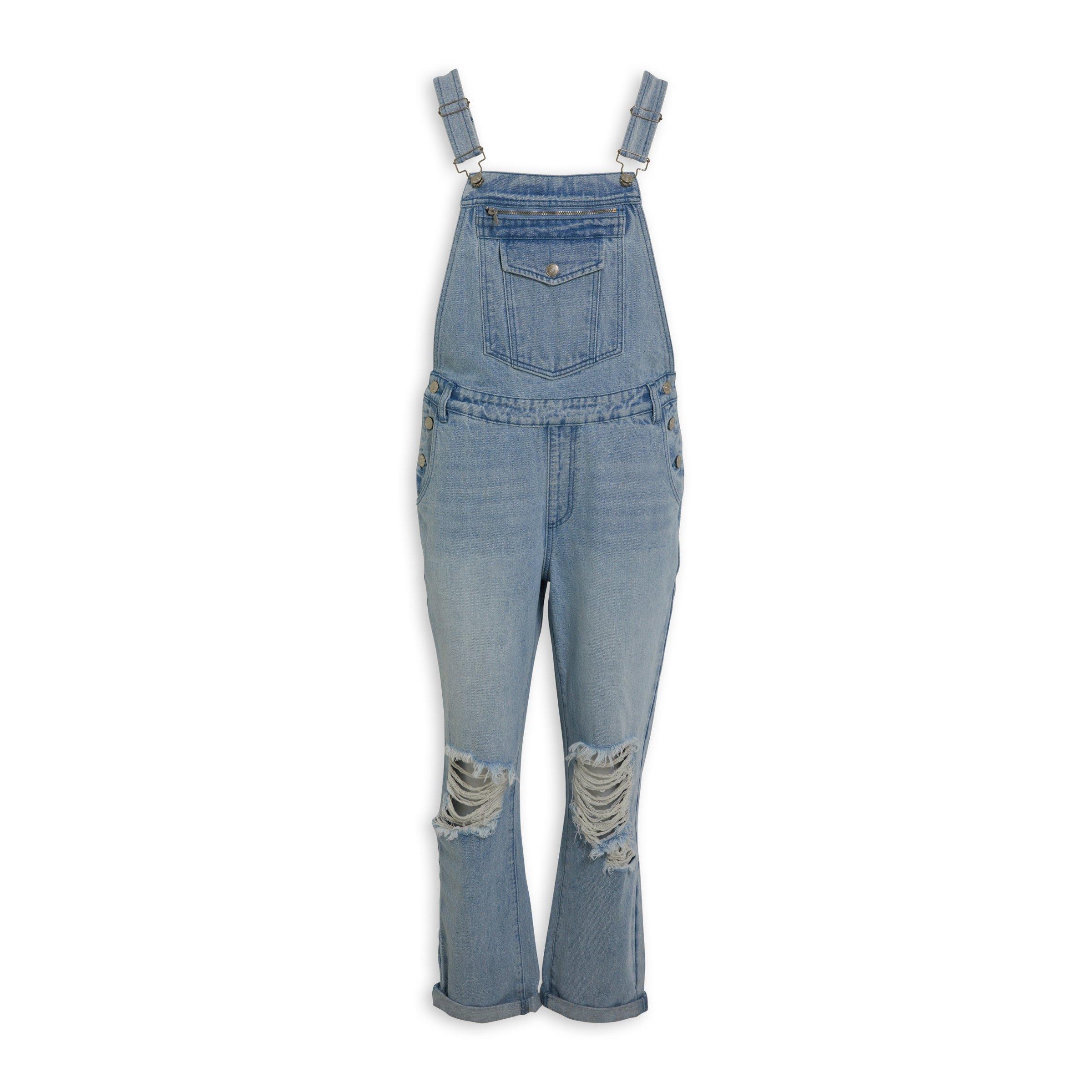 Girls Indigo Denim Dungaree (3129980)