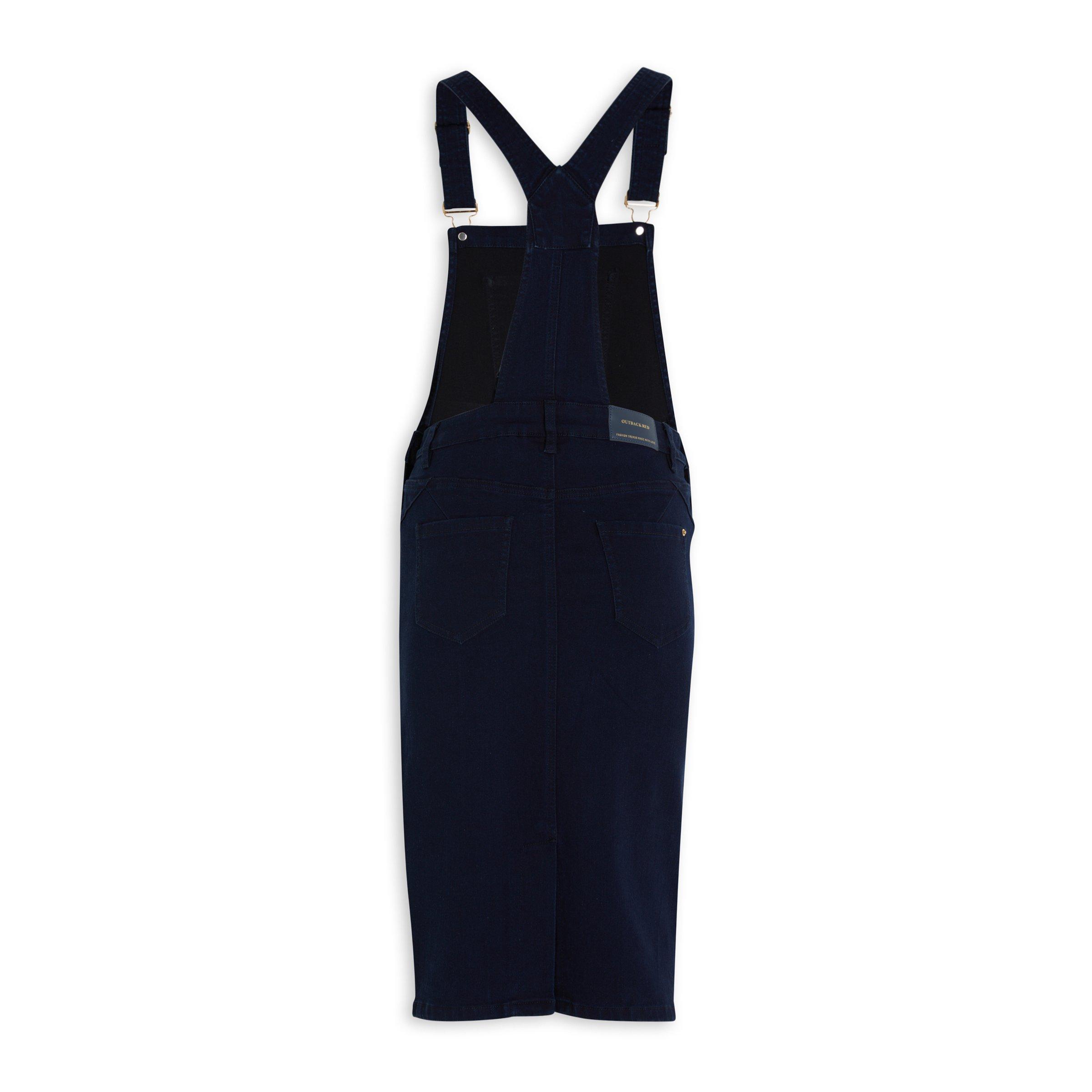 Black 2024 dungaree skirt