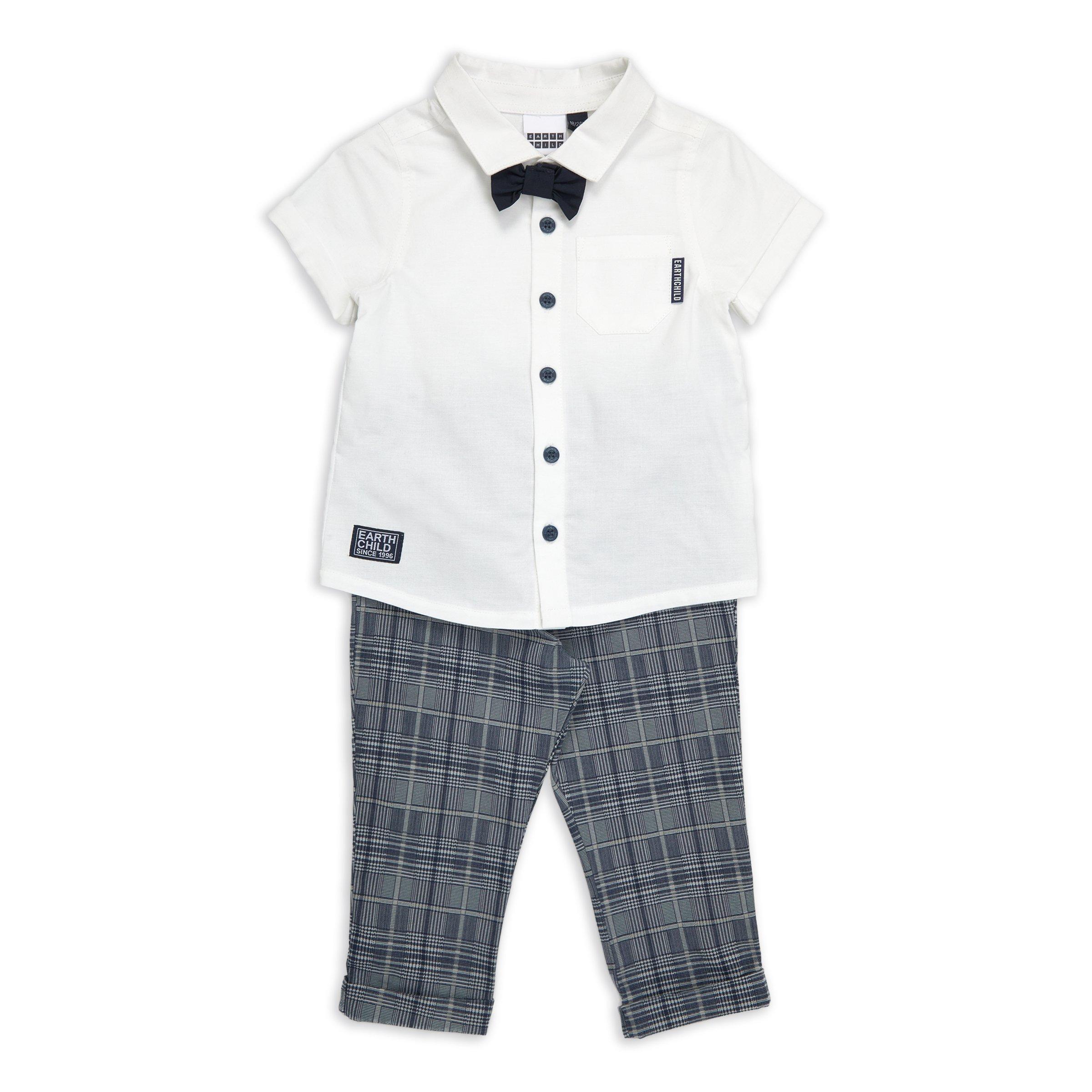 Baby boy hot sale shirt set